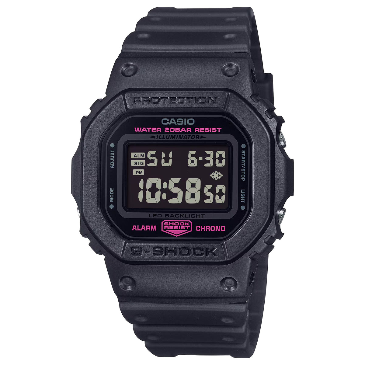 Casio G-Shock DW-5600PK-1 Herrenuhr Schwarz