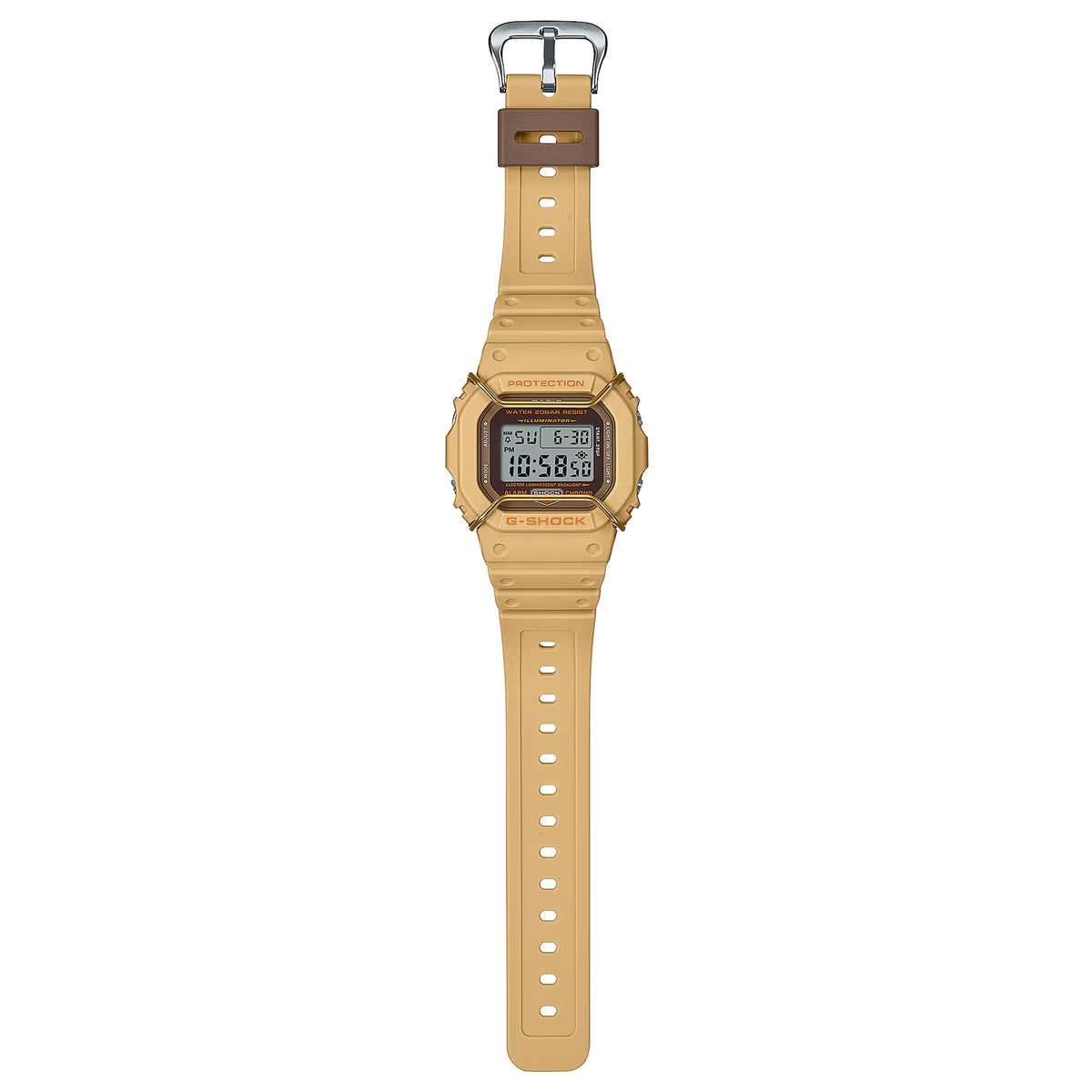 Casio G-Shock DW-5600PT-5 Herrenuhr Beige