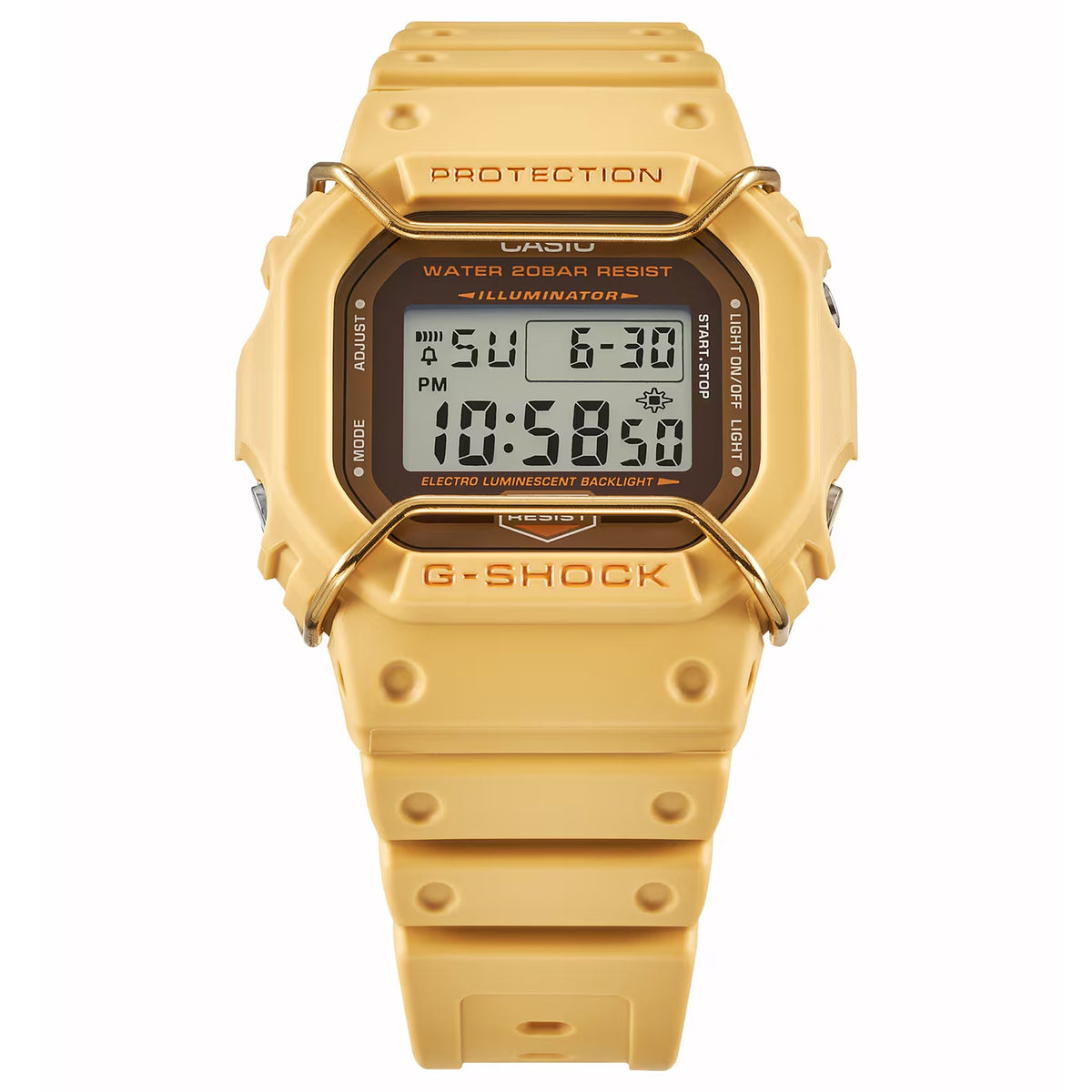 Casio G-Shock DW-5600PT-5 Herrenuhr Beige