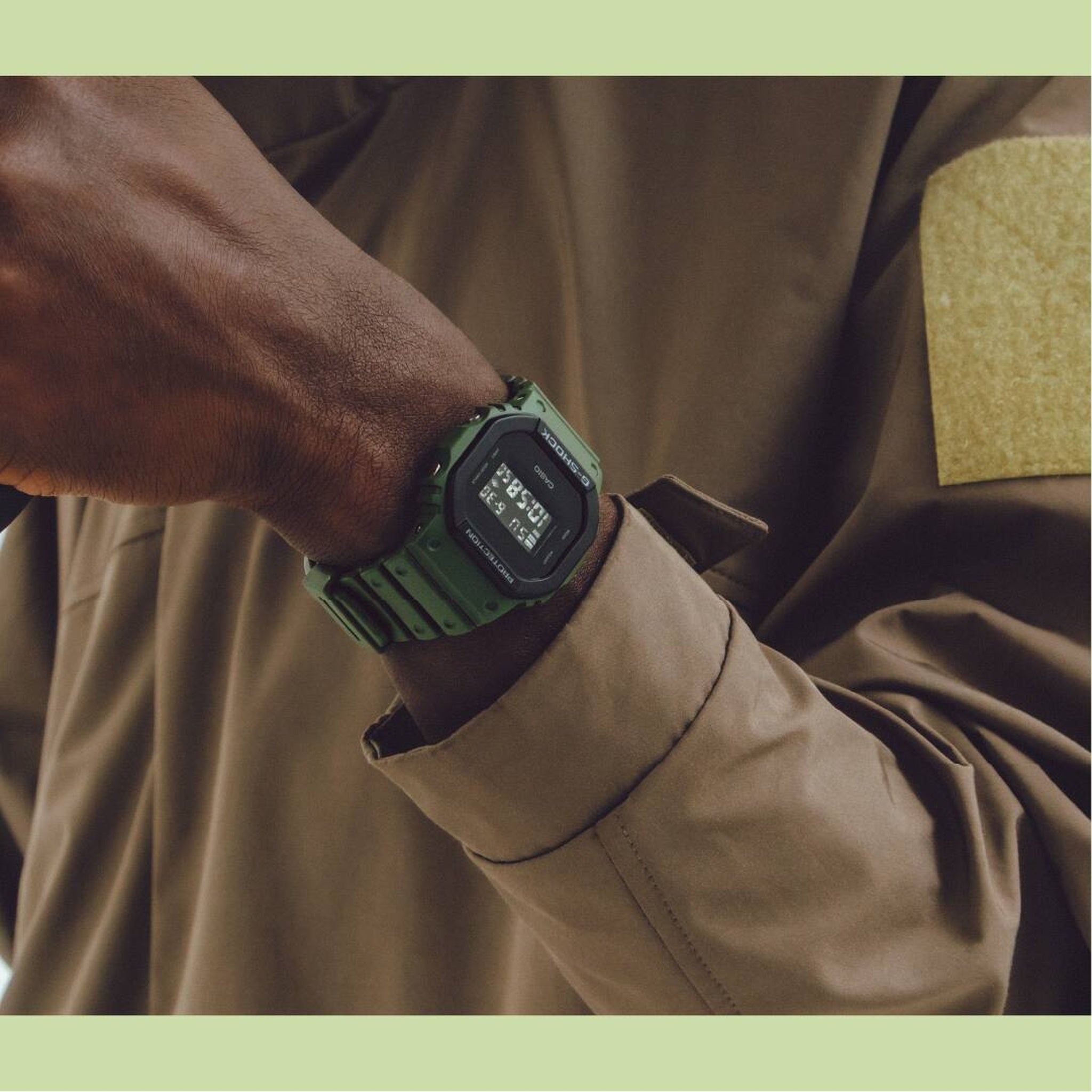 Montre Casio G-Shock DW-5610UU-3 Homme Vert Noir