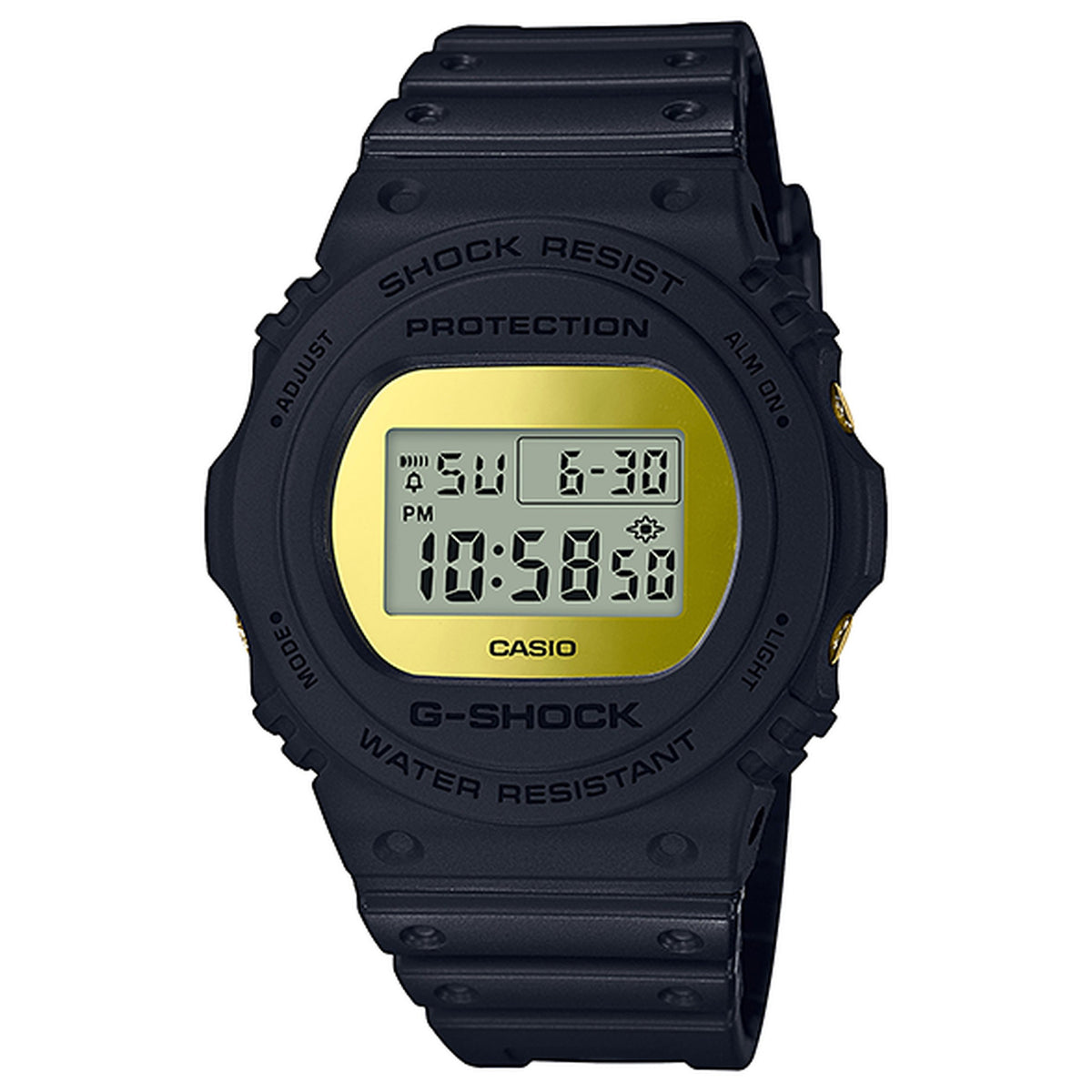 Casio G-Shock DW-5700BBMB-1 Herrenuhr Schwarz Gold
