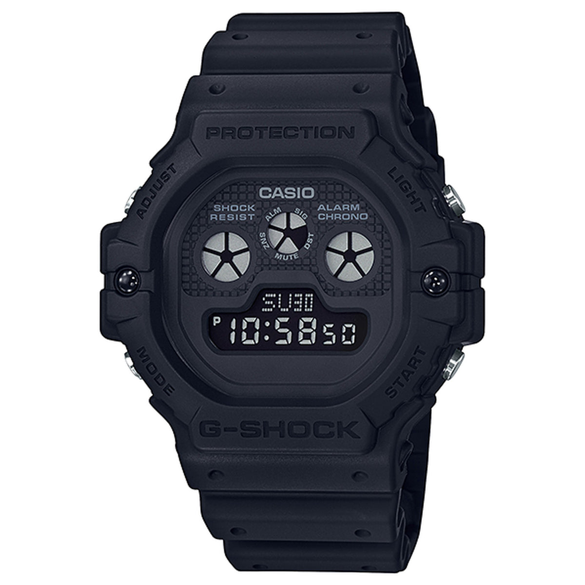 Casio G-Shock DW-5900BB-1 Herrenuhr Schwarz