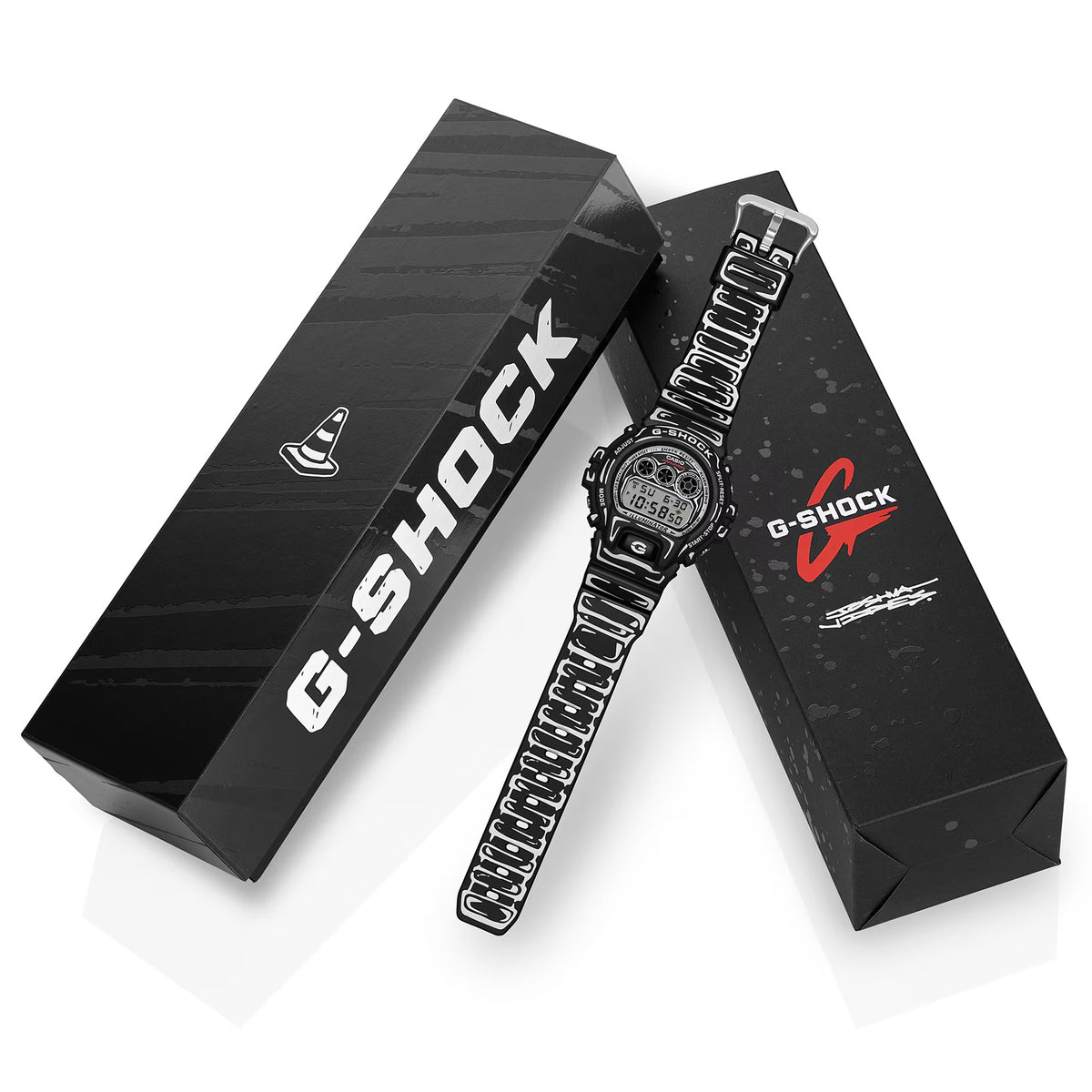 Casio G-Shock DW-6900JV-1 Herrenuhr Schwarz Weiß Joshua Vides