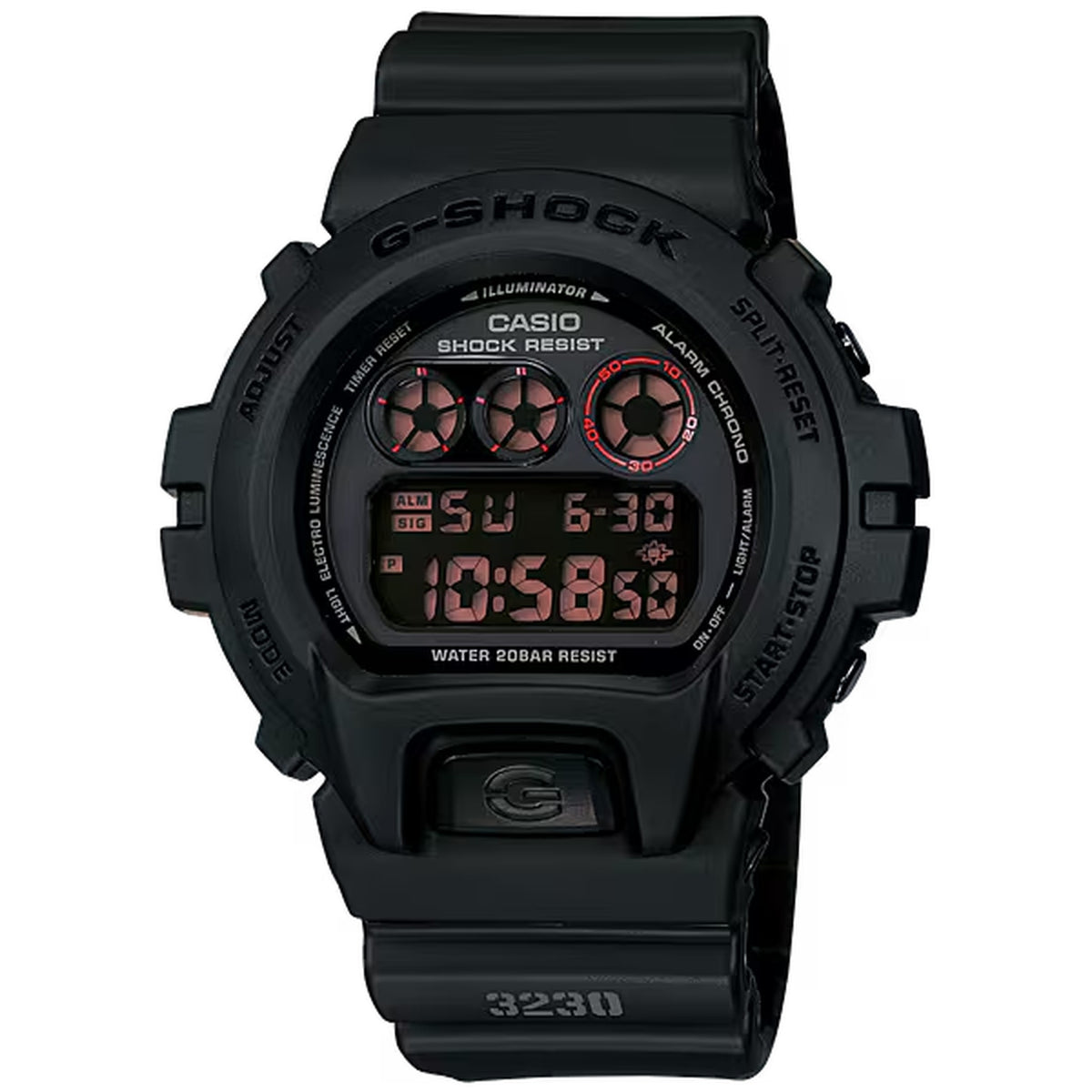 Casio G-Shock DW-6900MS-1 Herrenuhr Schwarz