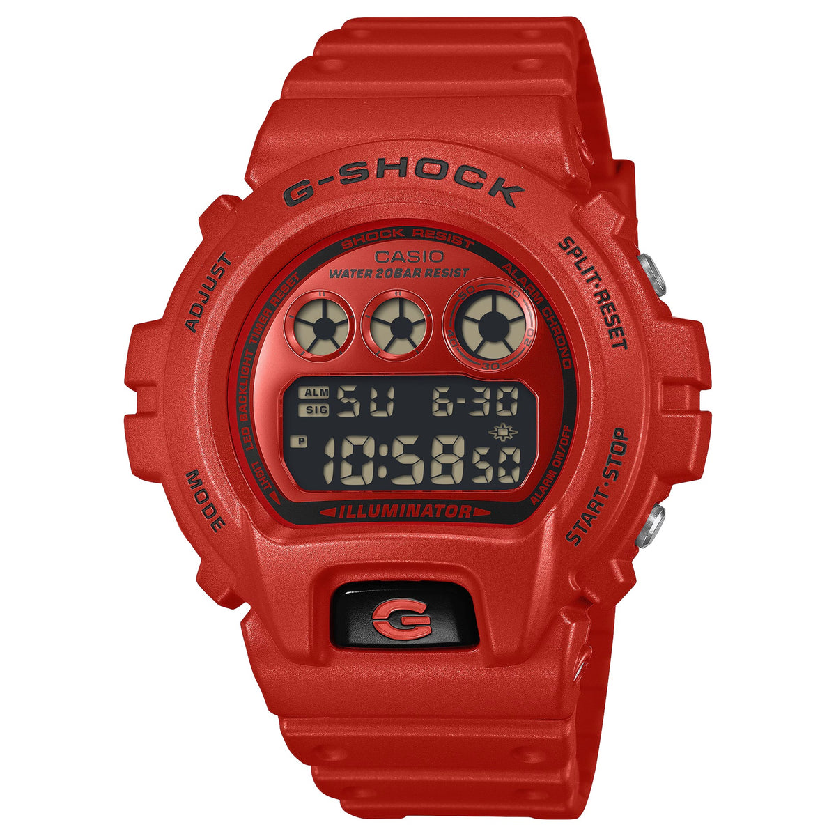 Casio G-Shock DW-6900RRB-4 Herrenuhr Rot