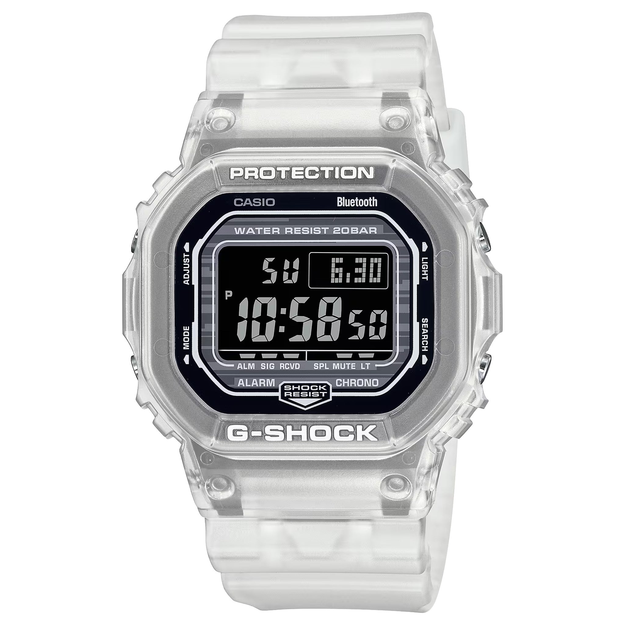 Casio G-Shock DW-B5600G-7 Men's Transparent Watch