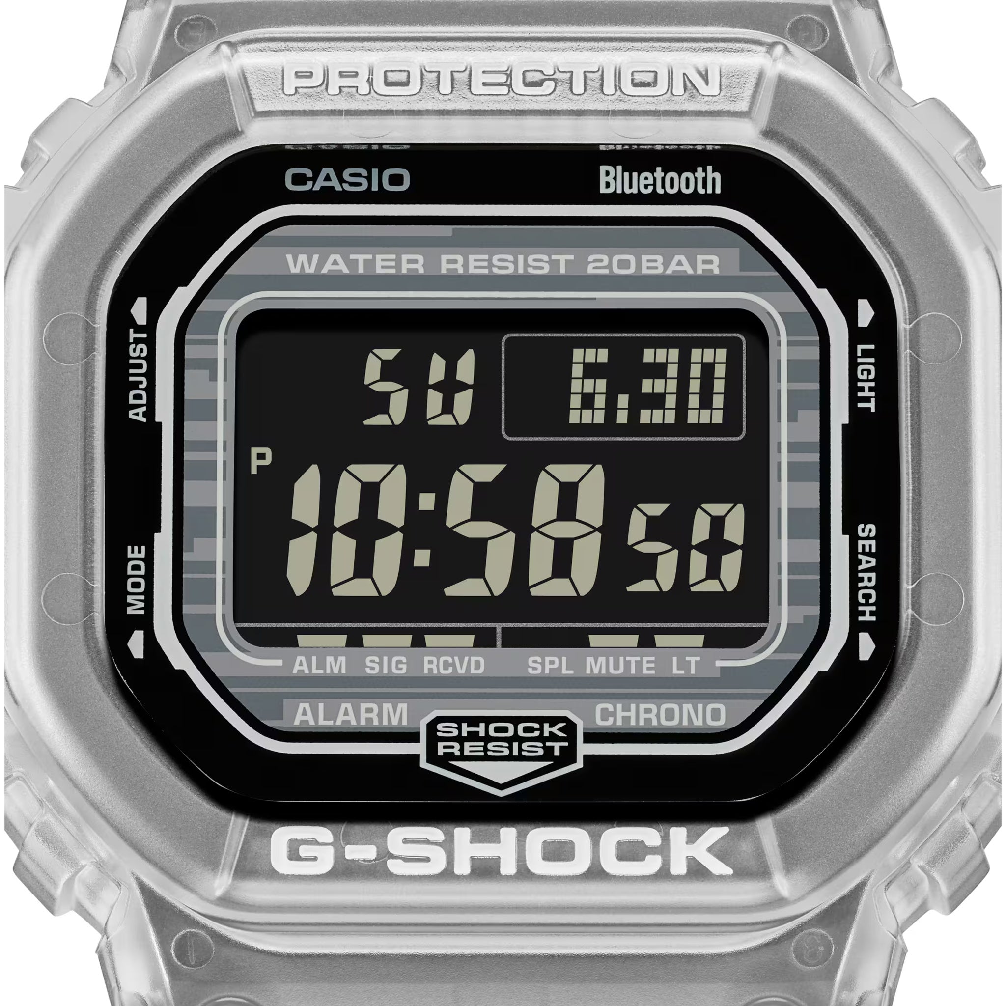 Casio G-Shock DW-B5600G-7 Men's Transparent Watch