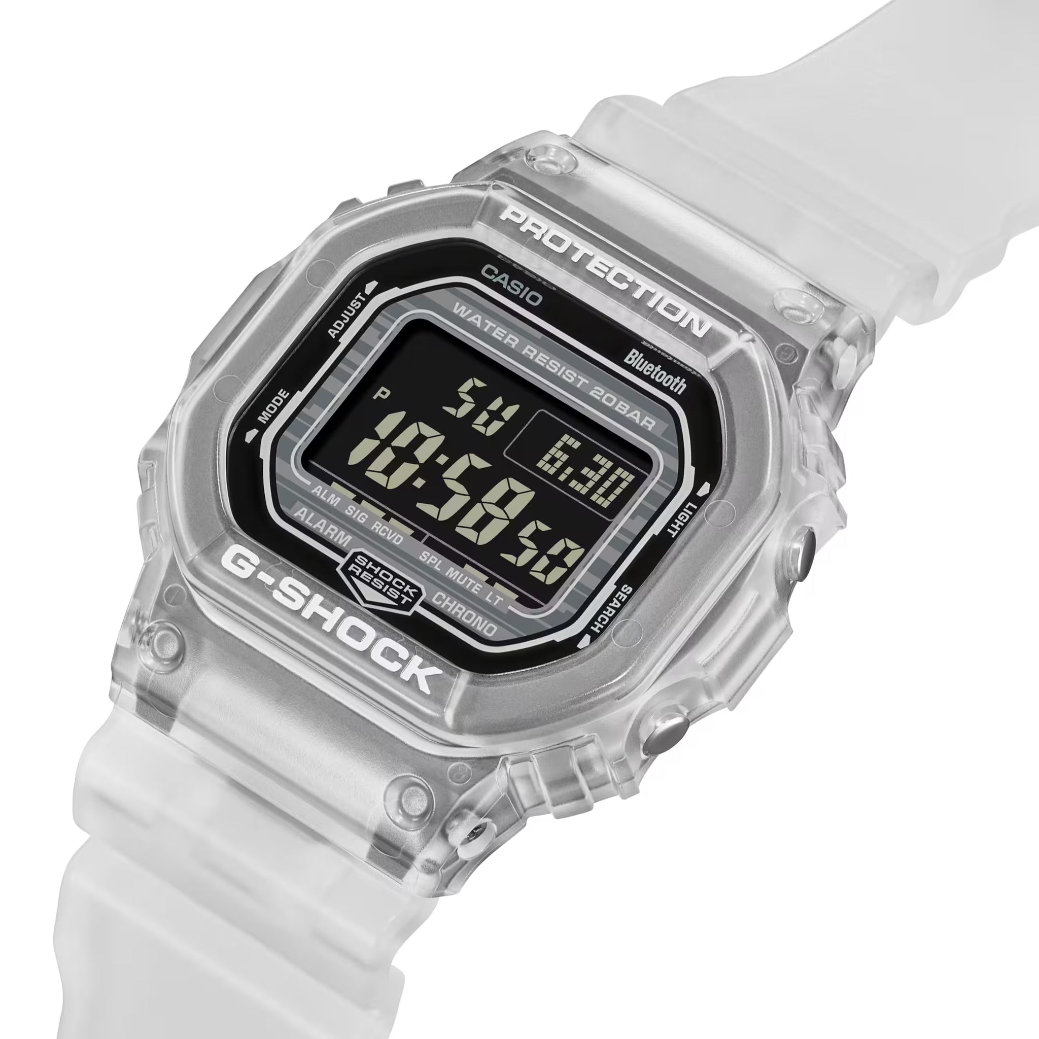 Casio G-Shock DW-B5600G-7 Men's Transparent Watch