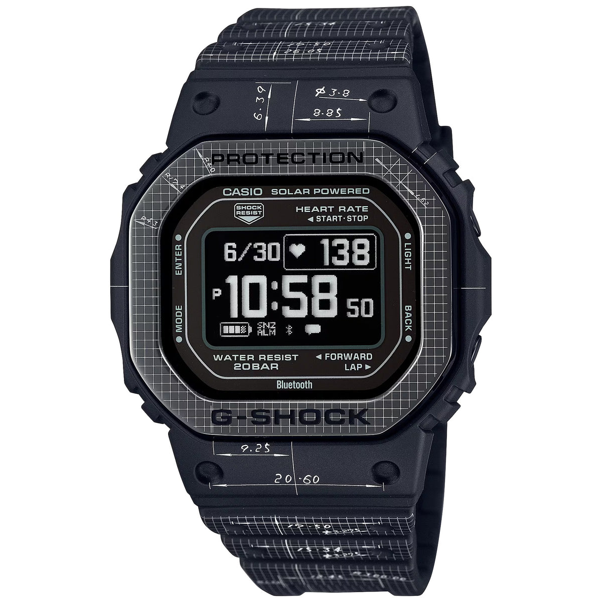 Montre Casio G-Shock Move DW-H5600EX-1 Solaire Digitale Noir