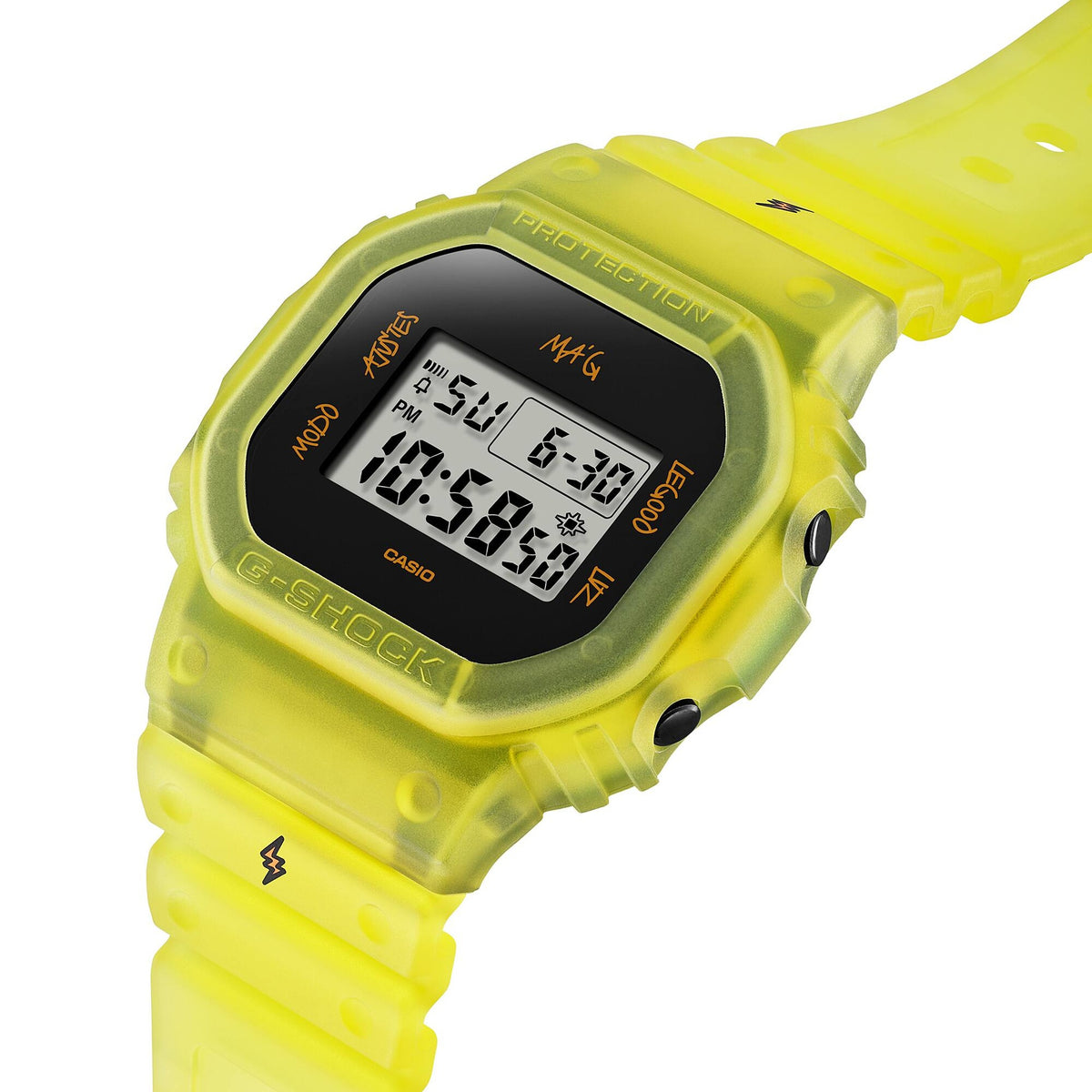 Casio G-Shock DWE-5600JB-1A9 Herrenuhr Gelb J Balvin