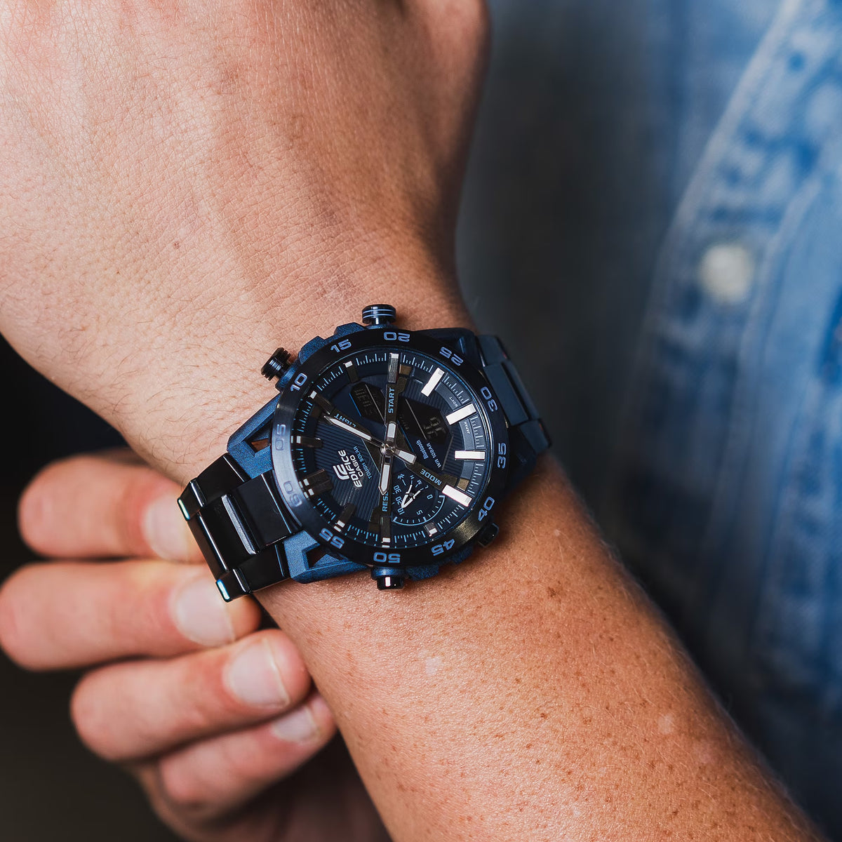 Casio Edifice ECB-2000CB-2A Bluetooth Analog-Digital-Uhr
