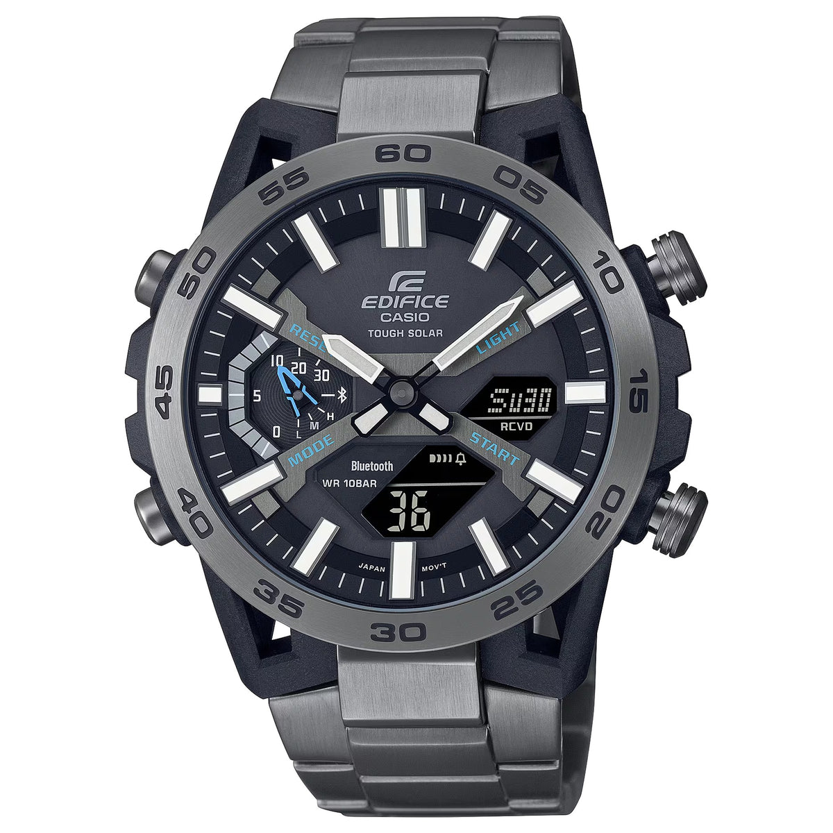 Casio Edifice ECB-2000DC-1A Herrenuhr Schwarz