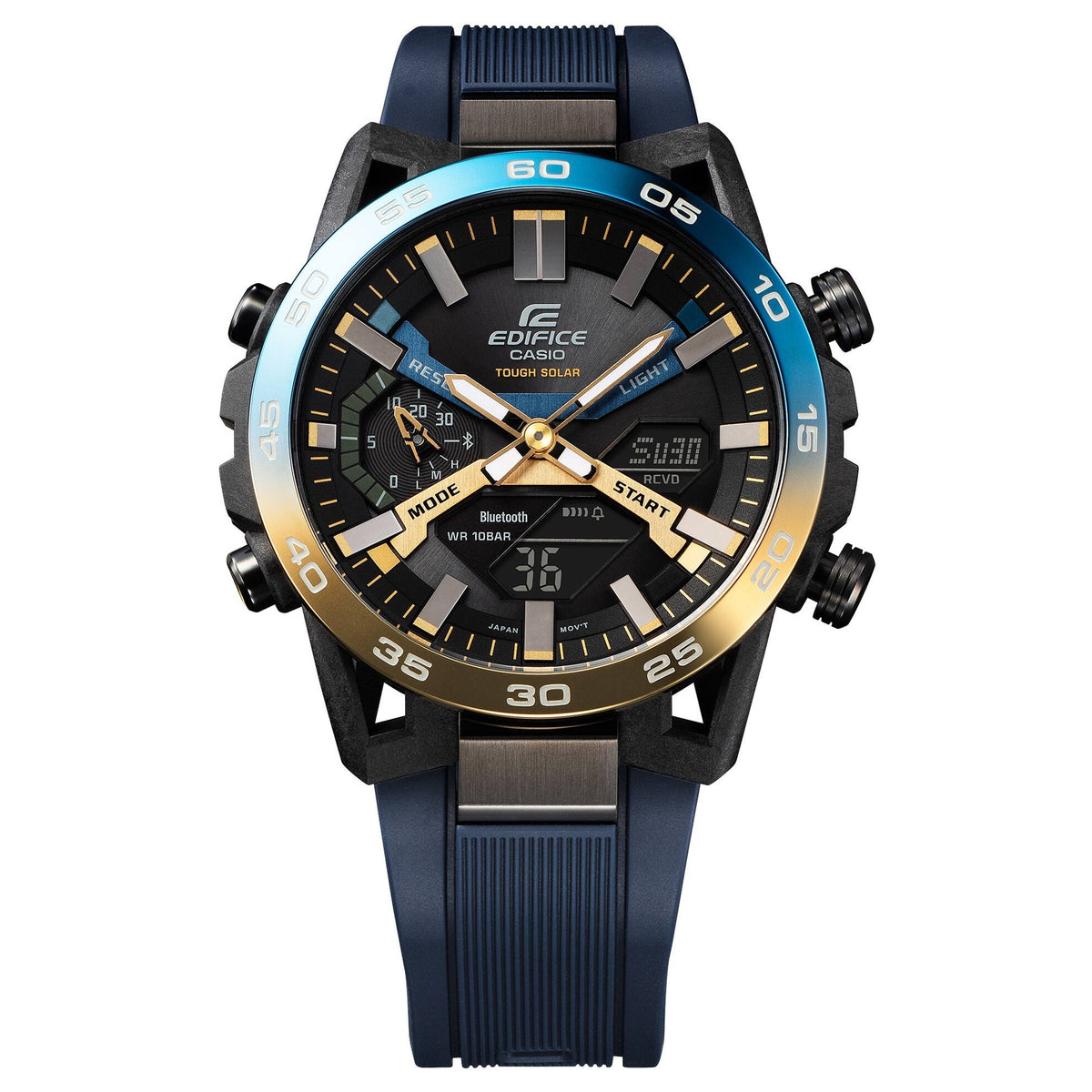 Casio Edifice ECB-2000NP-1A Herrenuhr Schwarz Blau