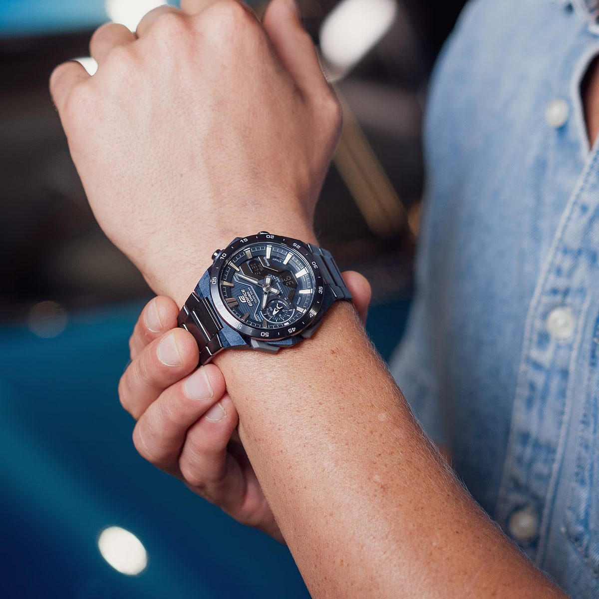 Montre Casio Edifice ECB-2200CB-2A Bluetooth Analogique / Digitale
