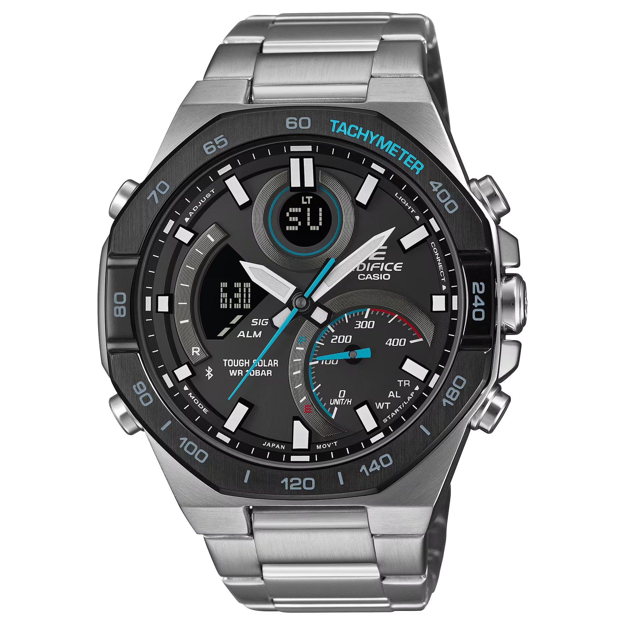 Montre Casio Edifice ECB-950DB-1A Homme Argenté Noir