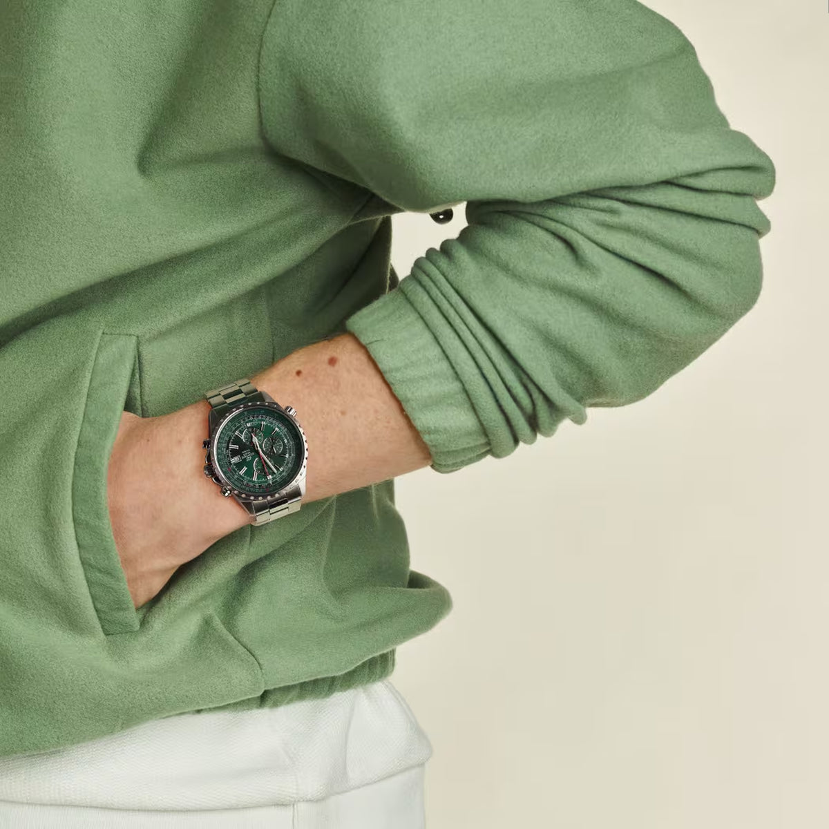 Montre Casio Edifice EF-527D-3AV Chronographe Vert Homme