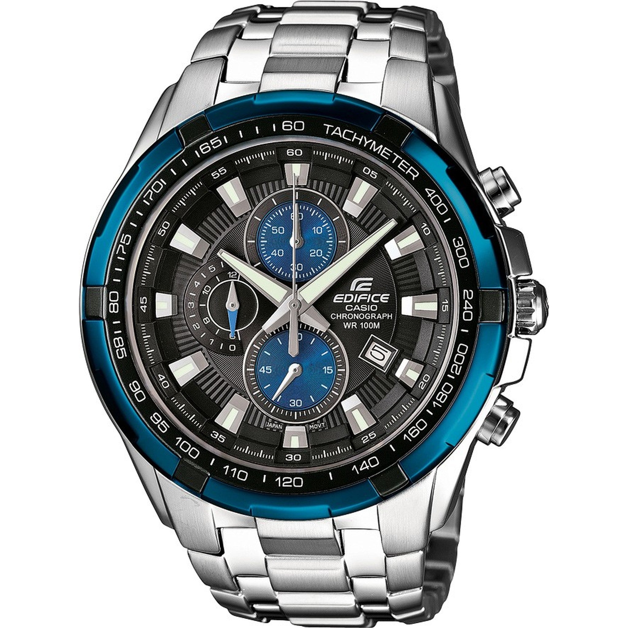 Casio Edifice EF-539D-1A2 Herrenuhr Schwarz Blau