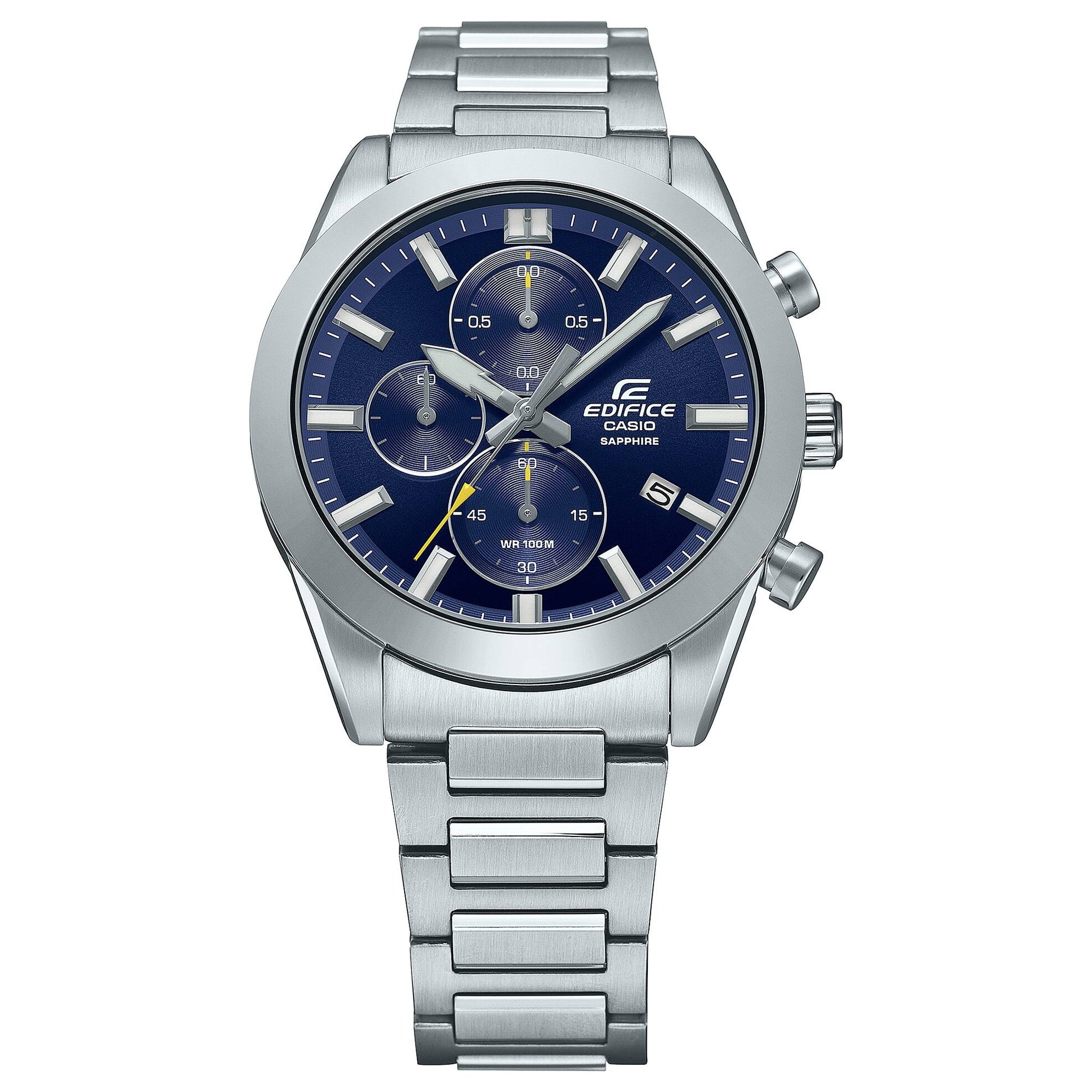 Montre Casio Edifice EFB-710D-2A Homme Argenté Bleu