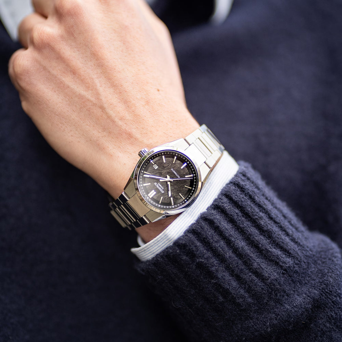 Casio Edifice EFK-110D-1A Automatikuhr Schwarz