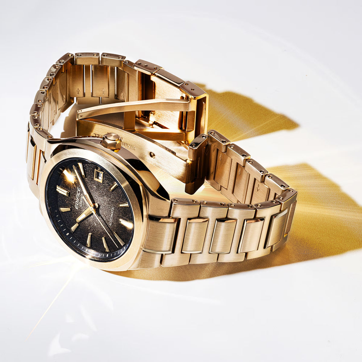 Montre Casio Edifice EFK-200DG-5A Automatique Doré Marron