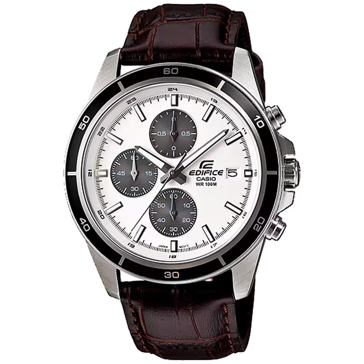 Casio Edifice EFR-526L-7BV Chronograph Uhr Beige Braun