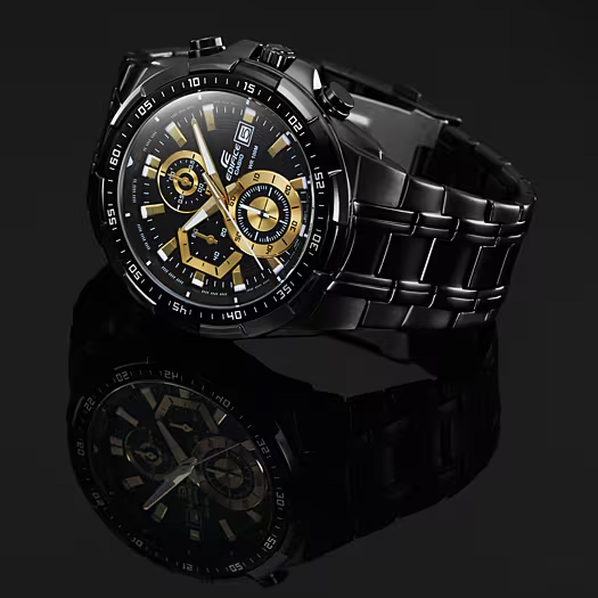 Montre Casio Edifice EFR-539BK-1A Homme Noir Doré