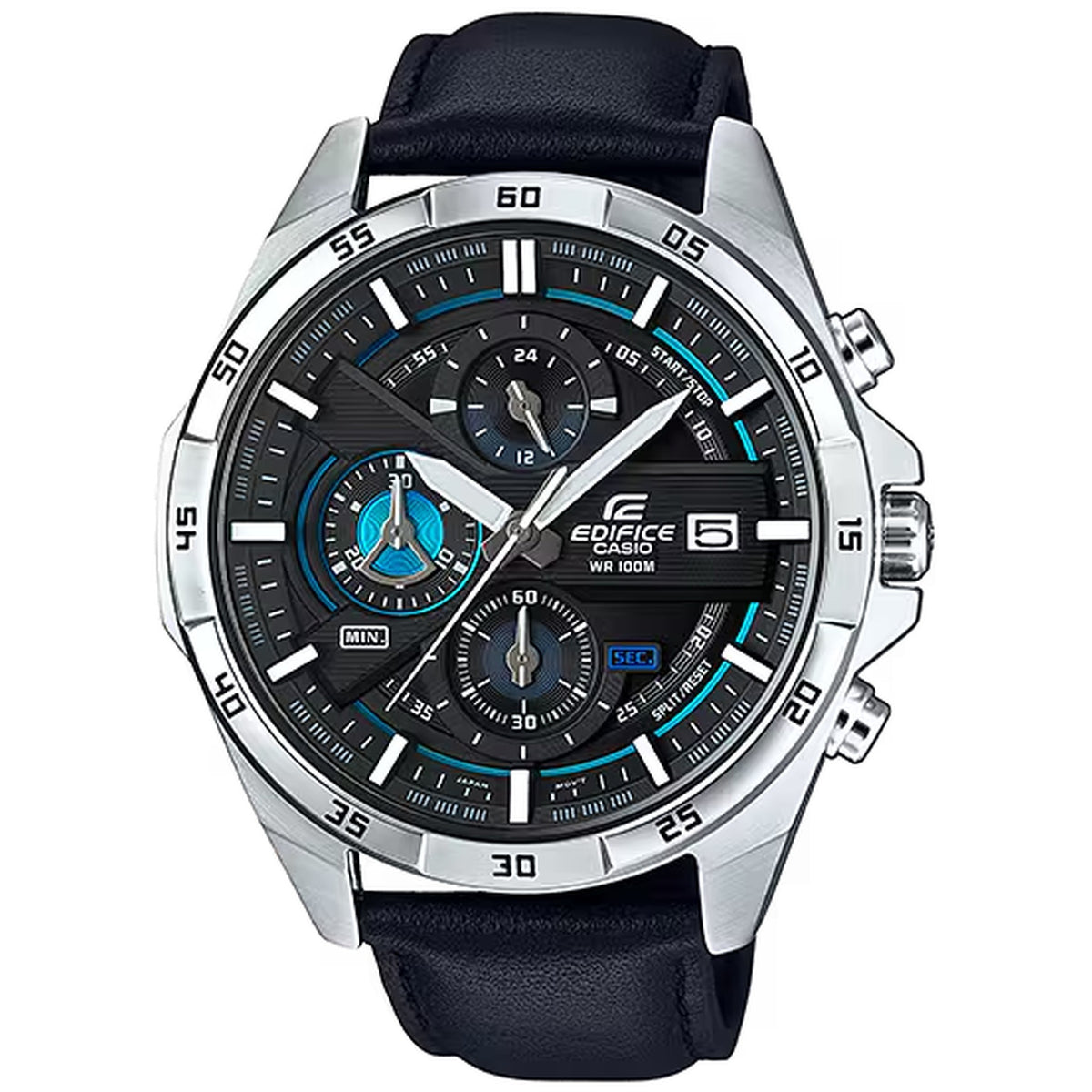 Montre Casio Edifice EFR-556L-1AV Chronographe Cuir Noir