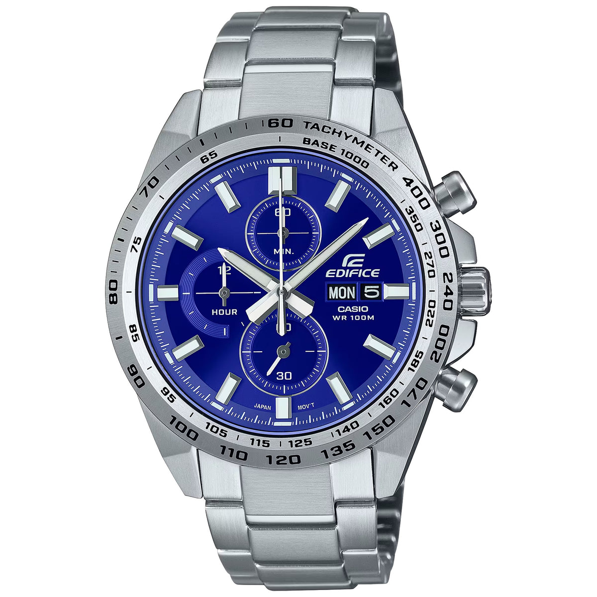 Montre Casio Edifice EFR-574D-2AV Chronographe Bleu Homme