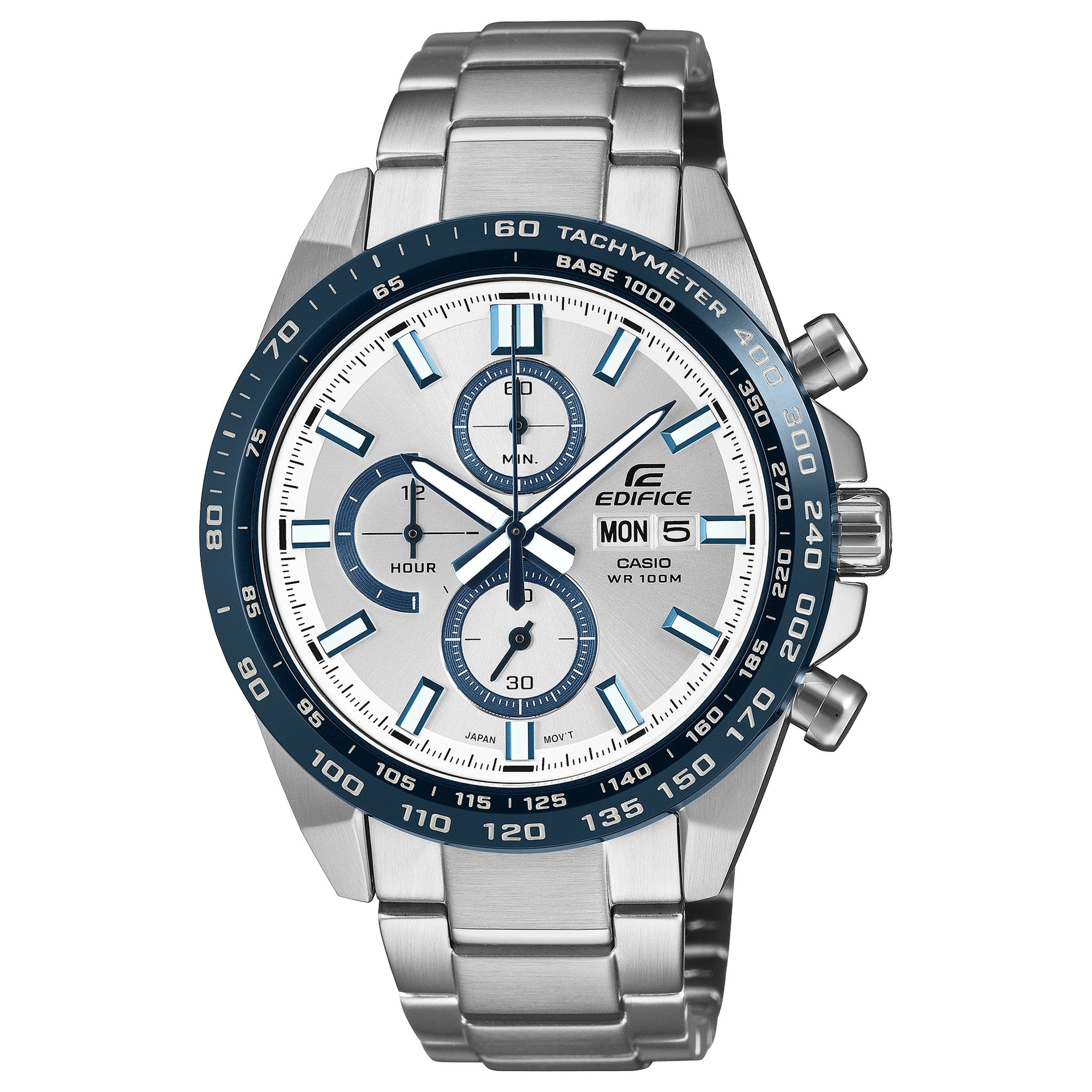 Montre Casio Edifice EFR-574DE-7A Homme Argenté Bleu