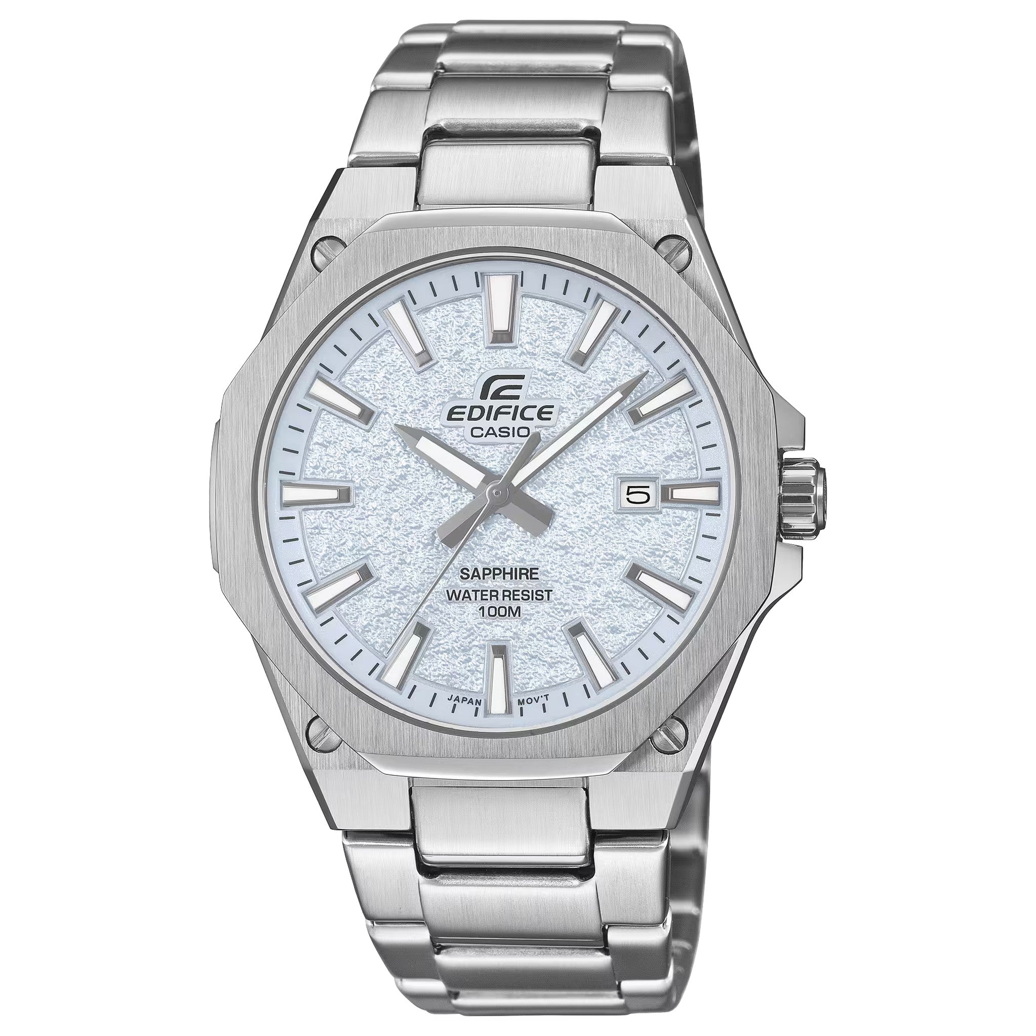 Casio Edifice EFR-S108DE-2A Herrenuhr Silber Blau