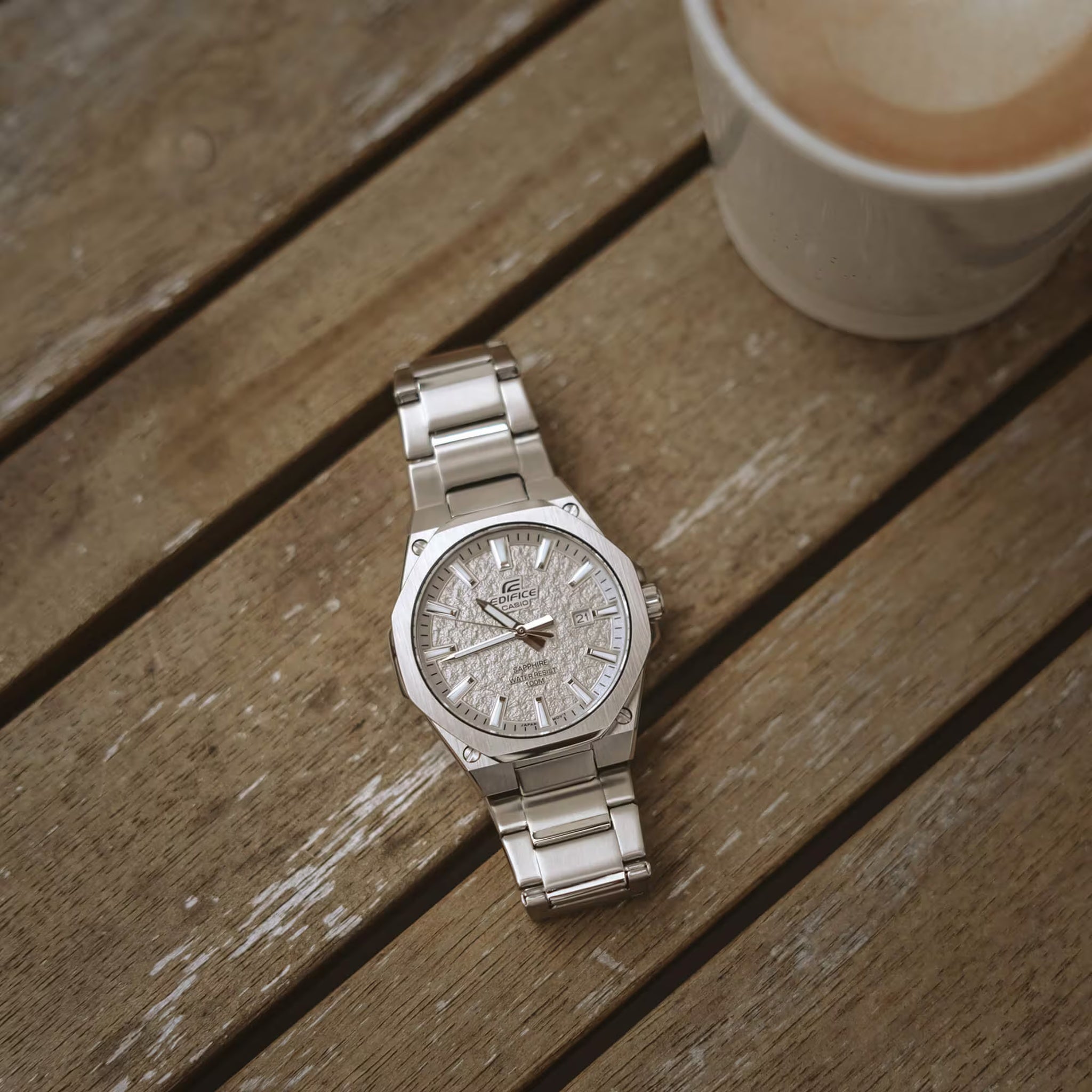 Montre Casio Edifice EFR-S108DE-8A Homme Argenté Gris