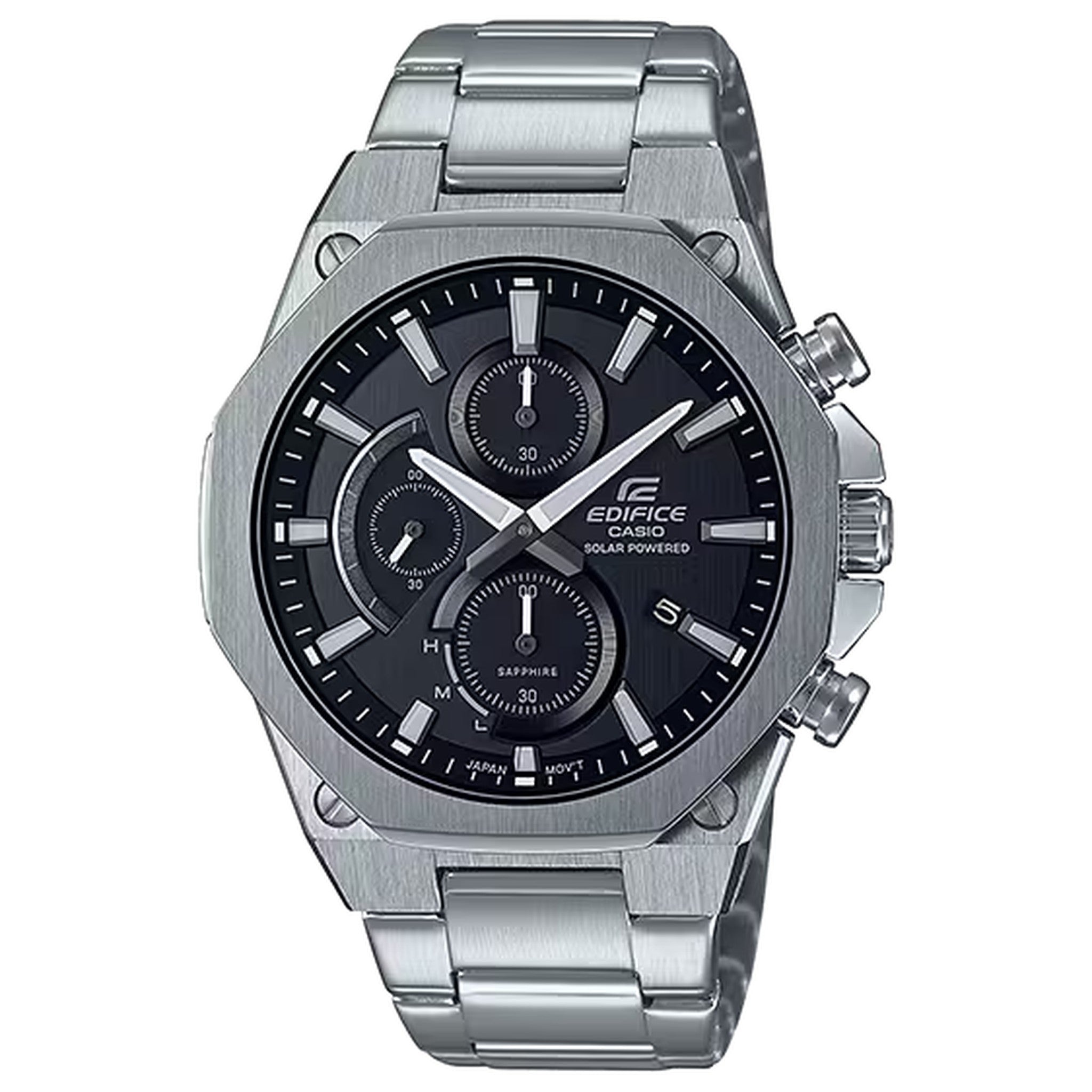 Casio Edifice EFS-S570D-1A Herrenuhr Silber Schwarz