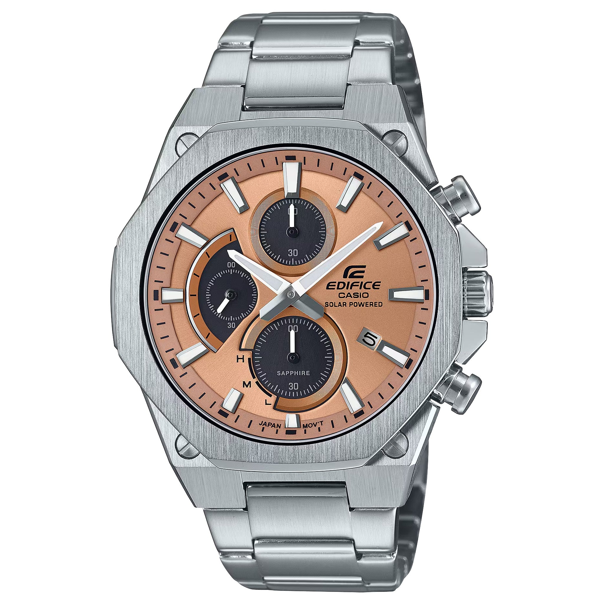Montre Casio Edifice EFS-S570D-5A Homme Argenté Saumon