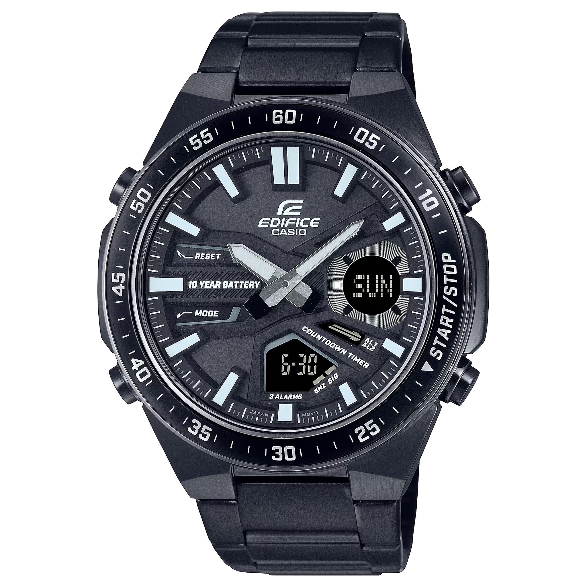 Casio Edifice EFV-C110DC-1A Herrenuhr Schwarz