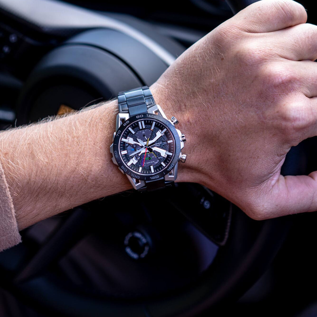 Casio Edifice Sospensione EQB-2000DC-1A Solar Bluetooth Herrenuhr