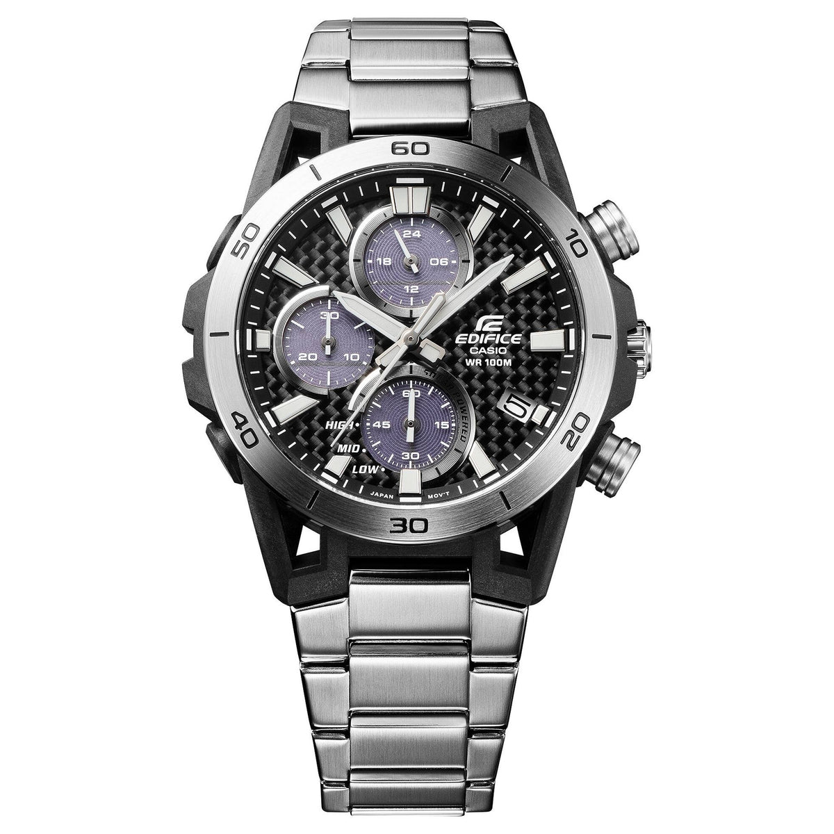 Montre Casio Edifice EQS-960D-1A Homme Argenté Noir