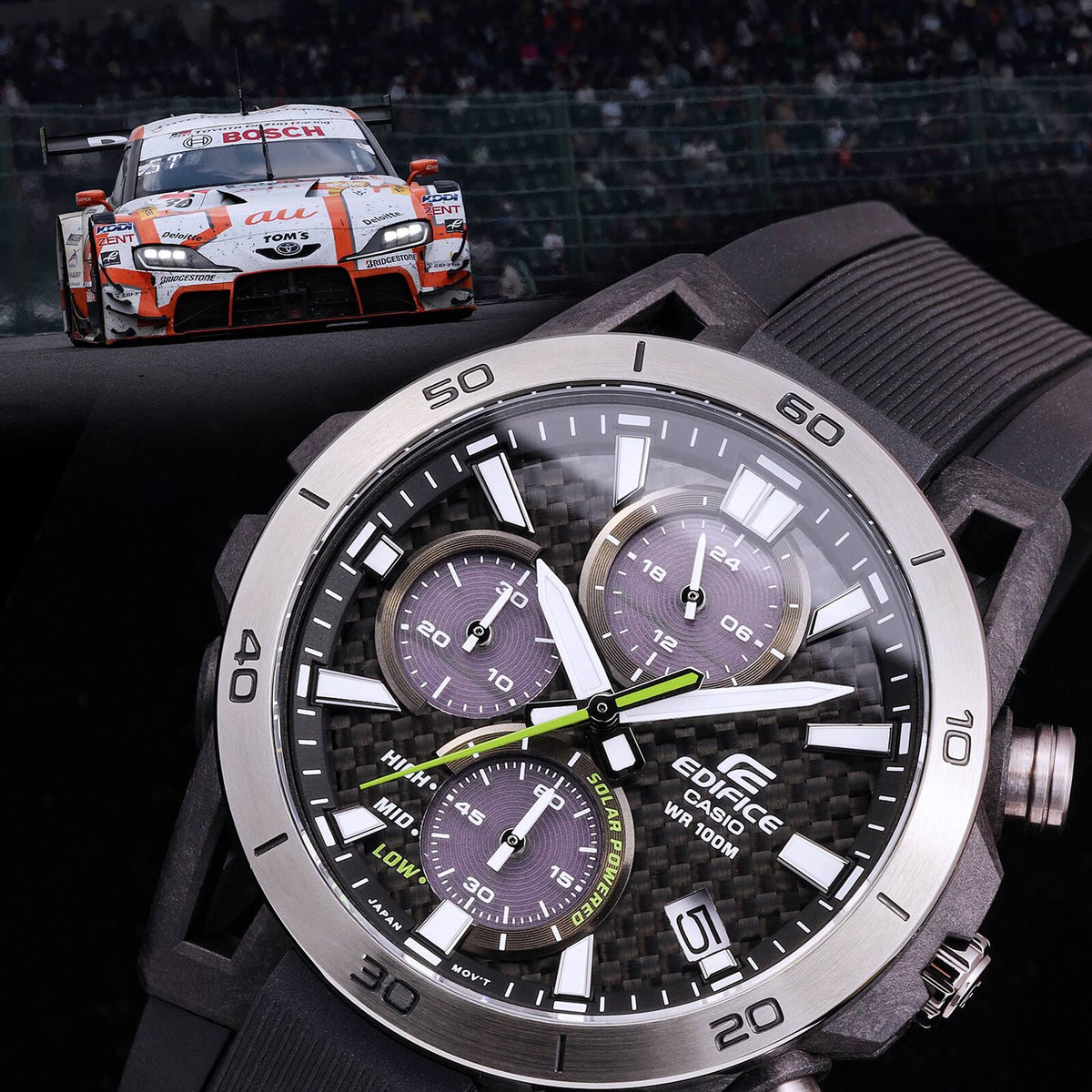 Casio Edifice EQS-960PB-1A Herrenuhr Schwarz
