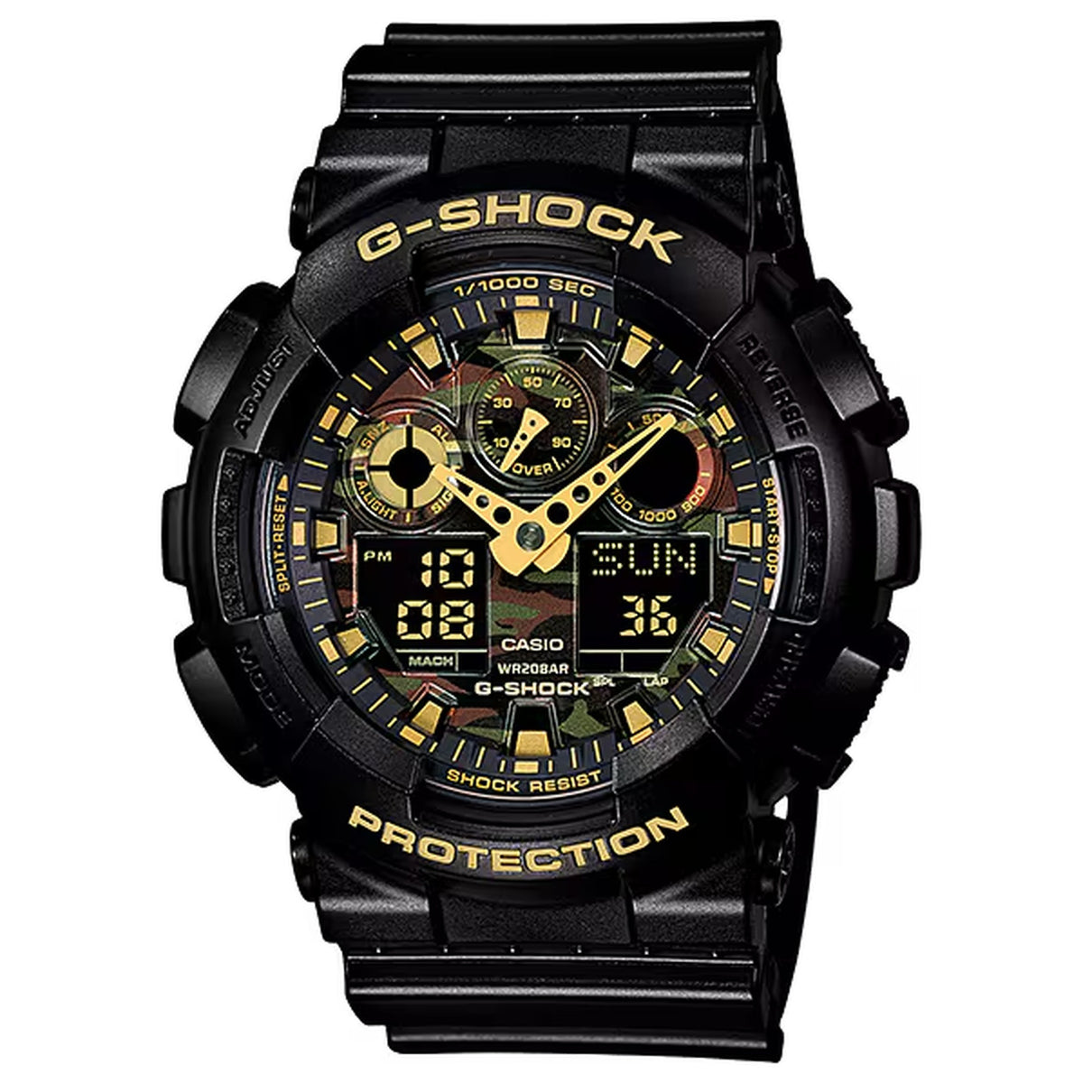 Casio G-Shock GA-100CF-1A9 Herrenuhr Schwarz