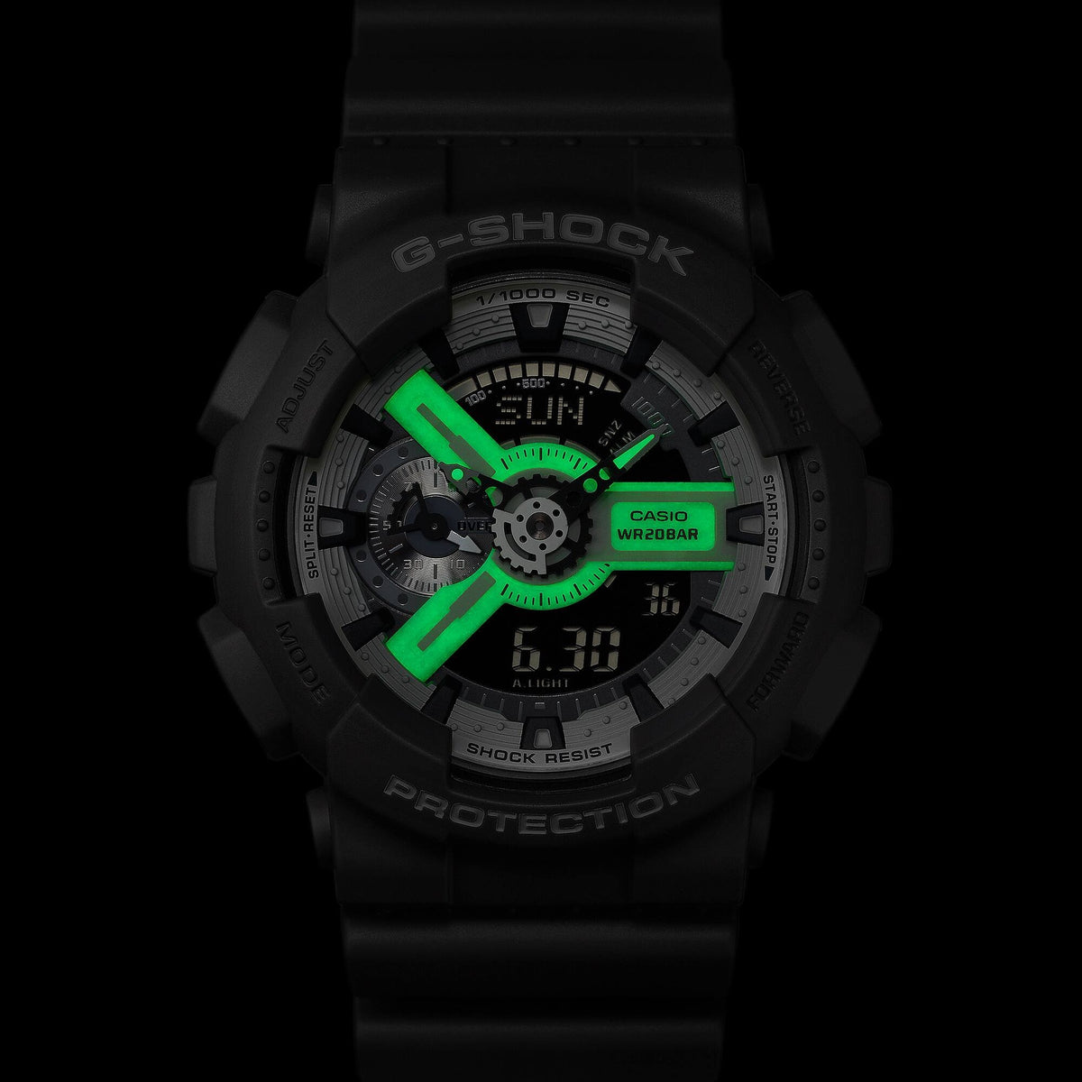 Casio G-Shock GA-110HD-8A Herrenuhr Grau