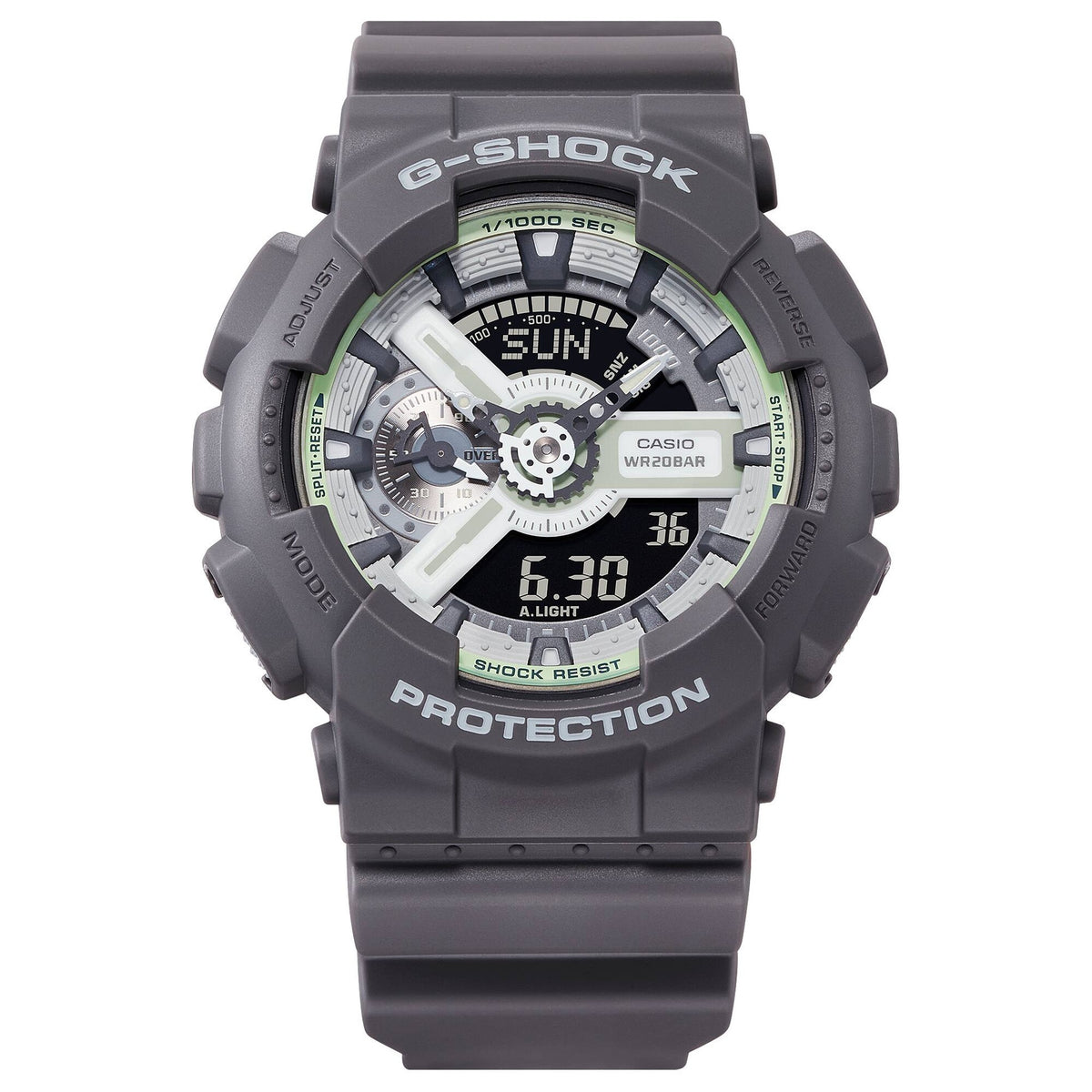 Casio G-Shock GA-110HD-8A Herrenuhr Grau