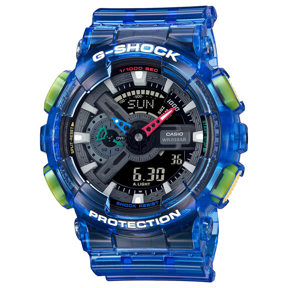Casio G-Shock GA-110JT-2A Herrenuhr Transparent Blau