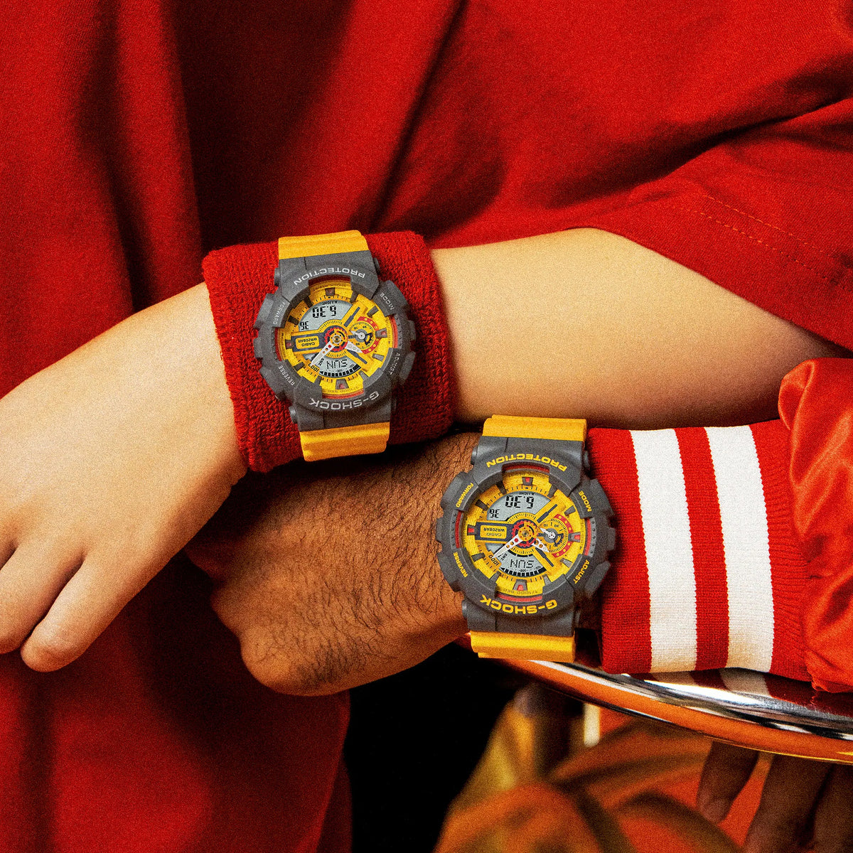 Casio G-Shock GA-110Y-9A Herrenuhr Grau Gelb