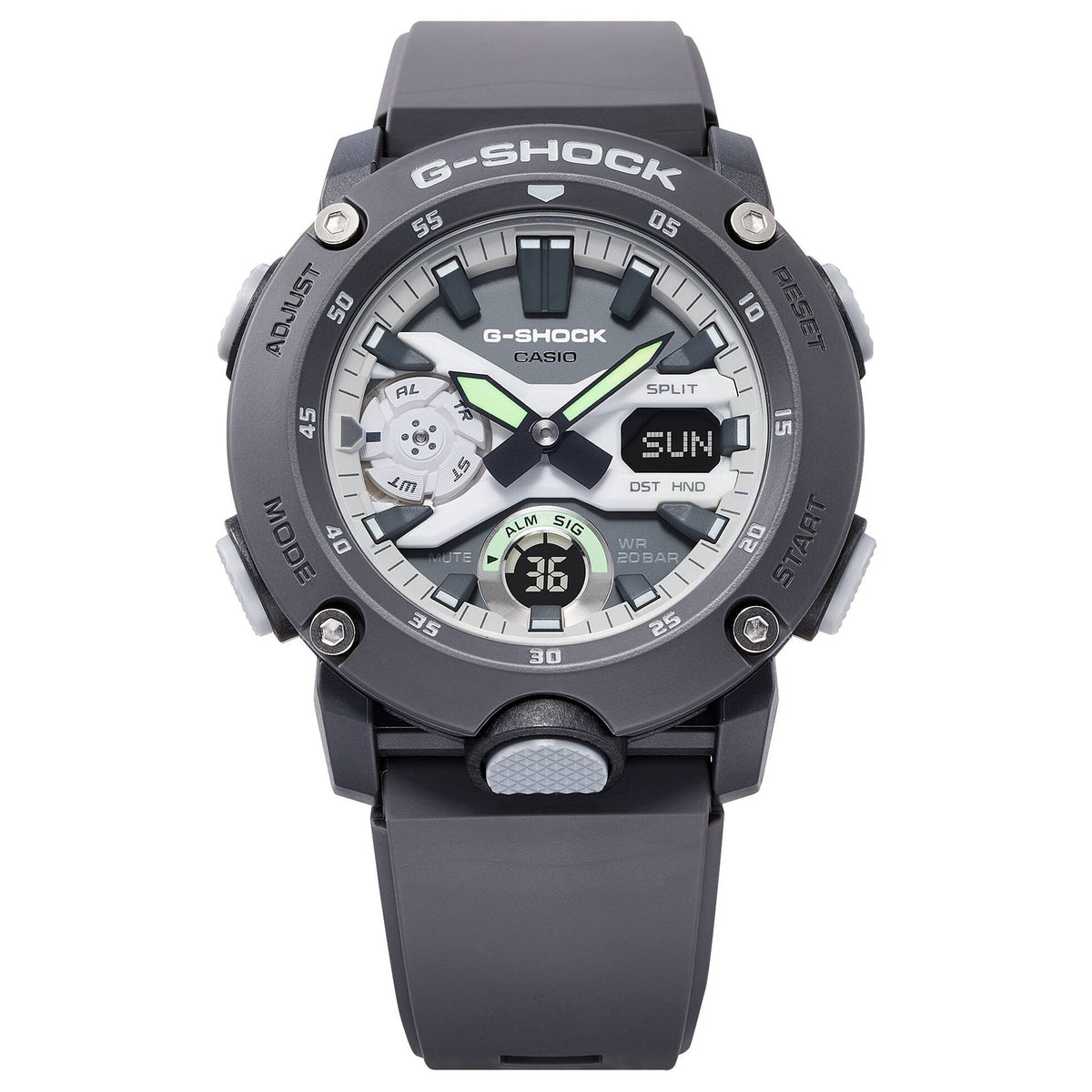 Casio G-Shock GA-2000HD-8A Herrenuhr Grau