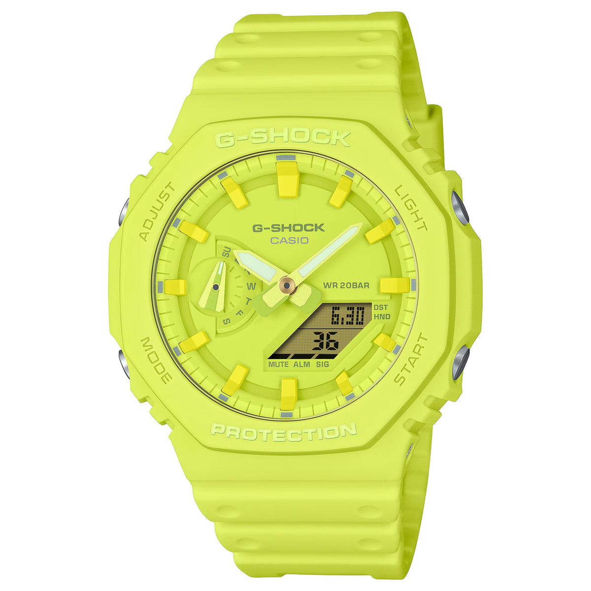 Casio G-Shock GA-2100-9A9 Herrenuhr Grün