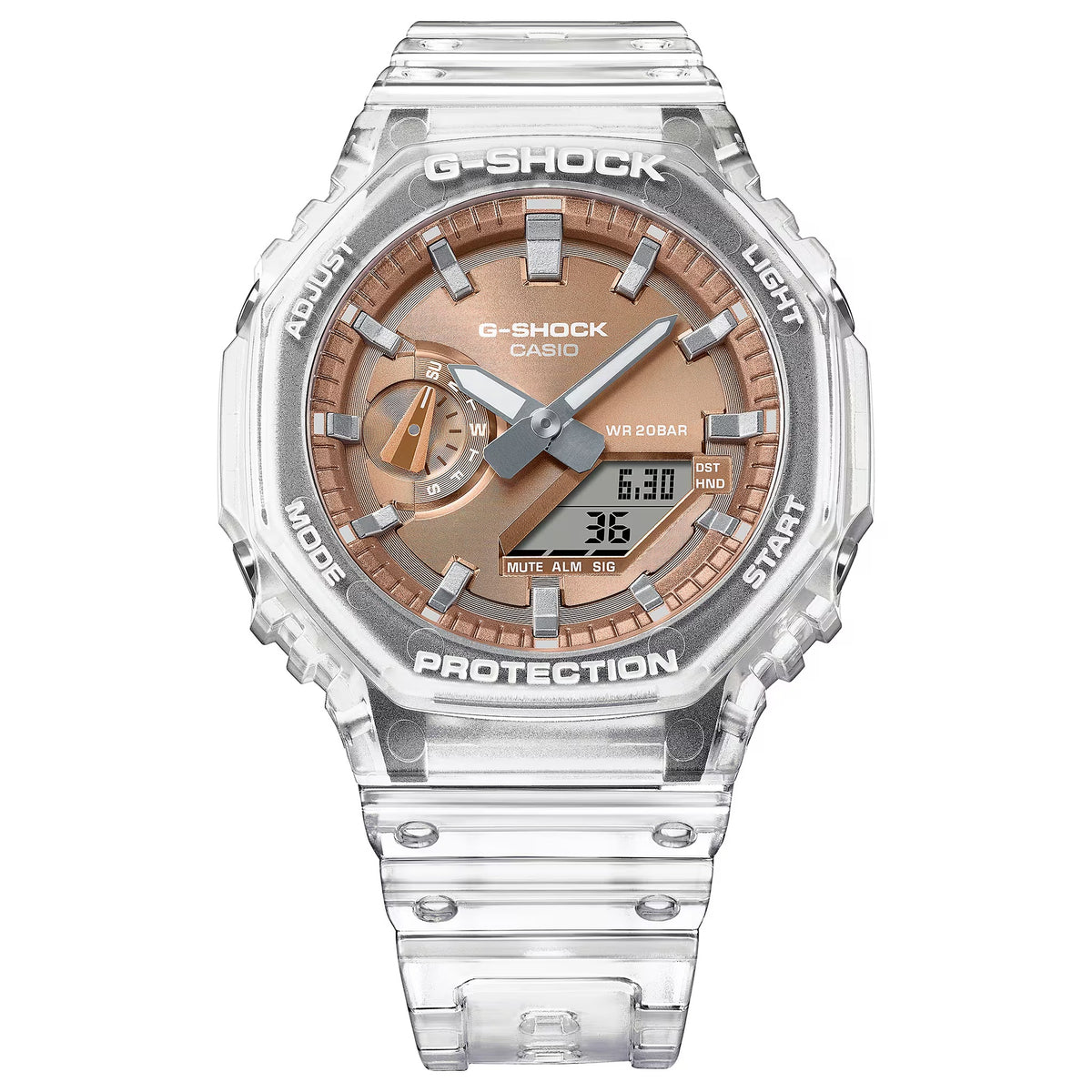 Casio G-Shock GA-2100BM-7A5 Men's Transparent Bronze Watch