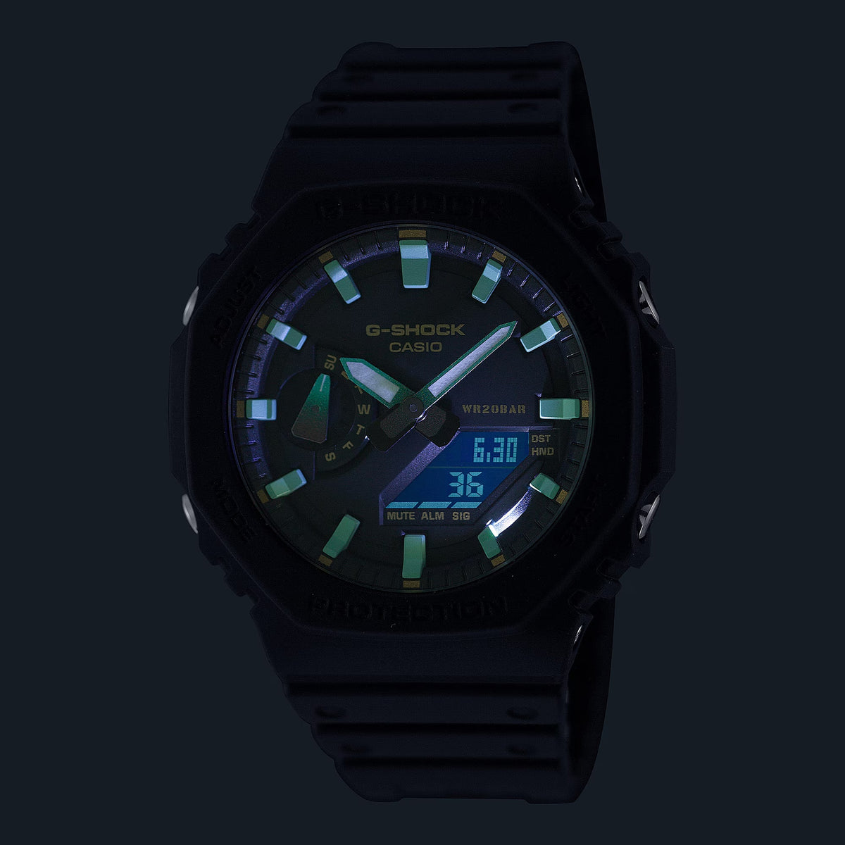 Casio G-Shock GA-2100RC-1A Men's Black Watch