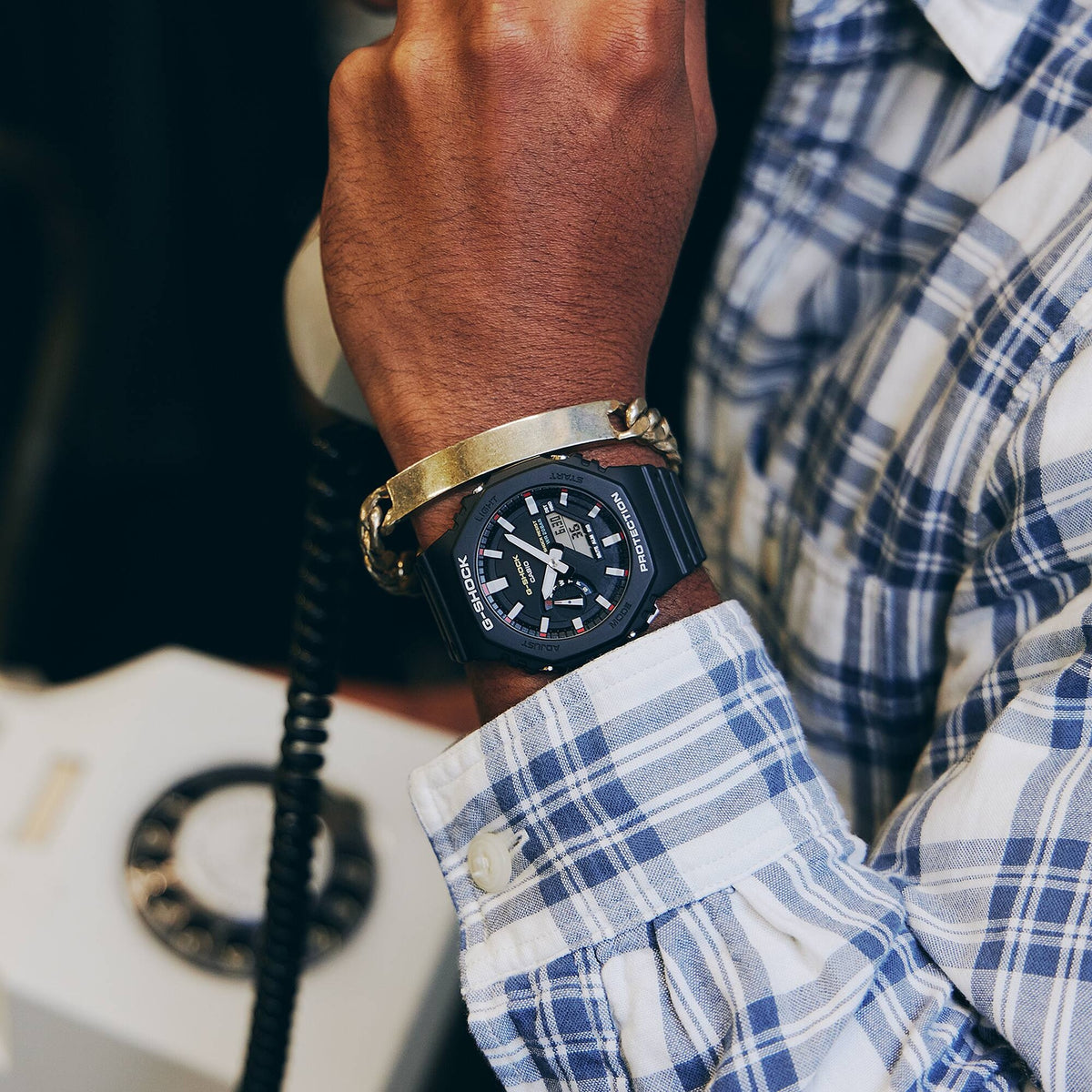 Casio G-Shock GA-2100RL-1A Herrenuhr Schwarz