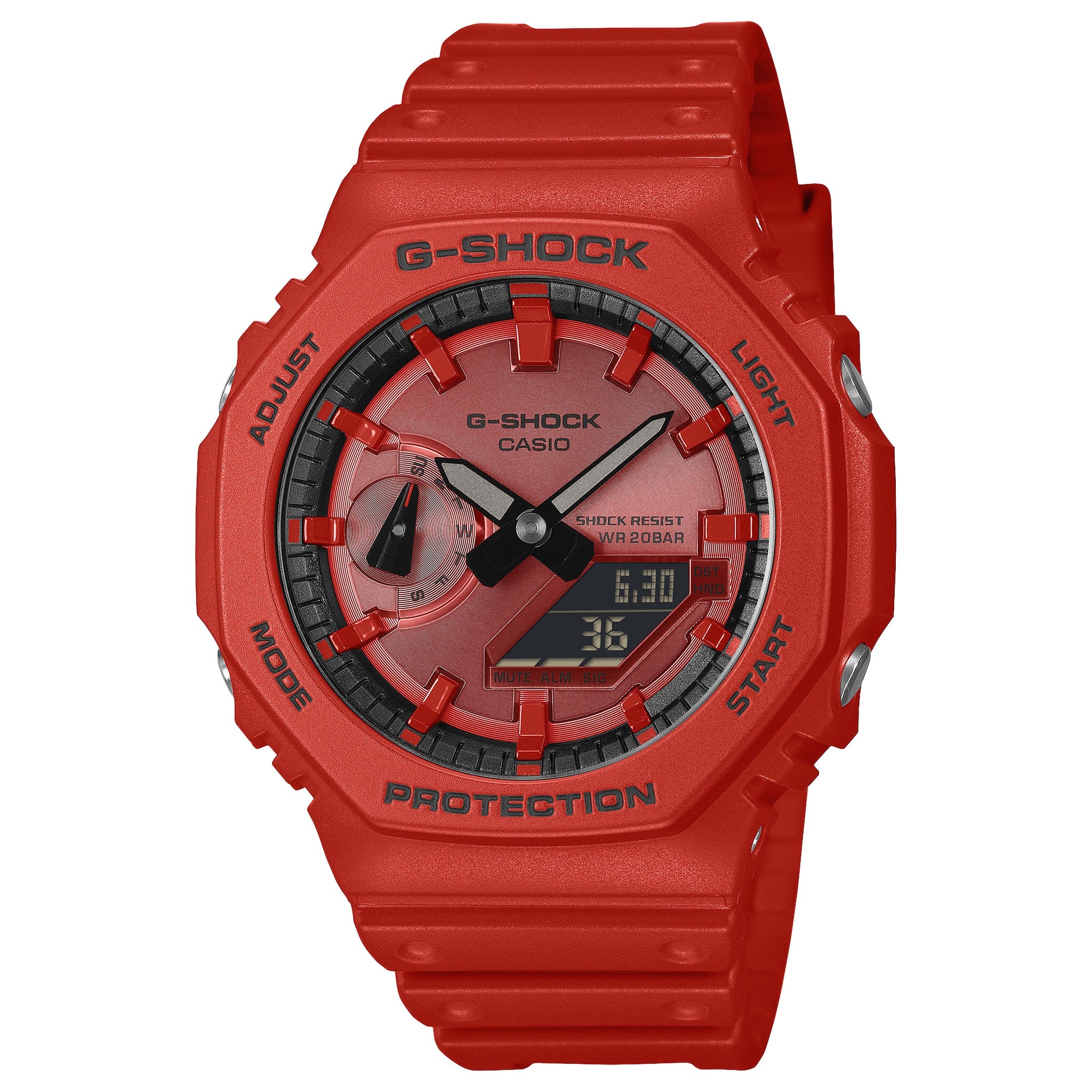 Montre Casio G-Shock GA-2100RRB-4A Homme Rouge