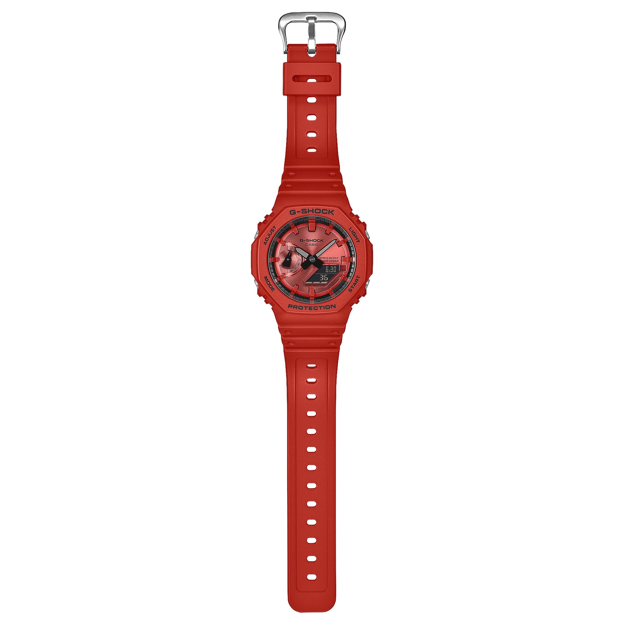 Montre Casio G-Shock GA-2100RRB-4A Homme Rouge