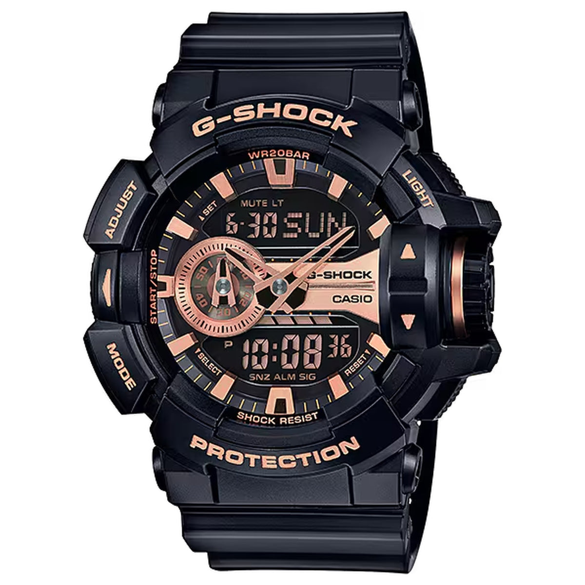 Casio G-Shock GA-400GB-1A4 Herrenuhr Schwarz Roségold